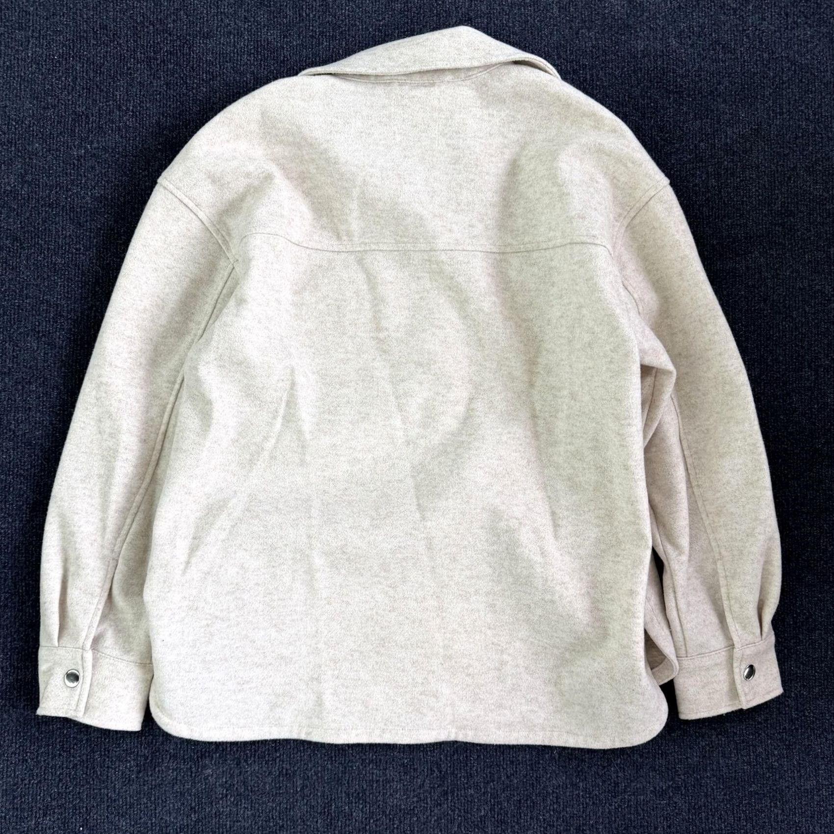Vintage Sonoma Goods For Life Jacket Womens Small Beige Fleece Snap Shirt Bomber Casual Size S / US 4 / IT 40 - 3 Thumbnail