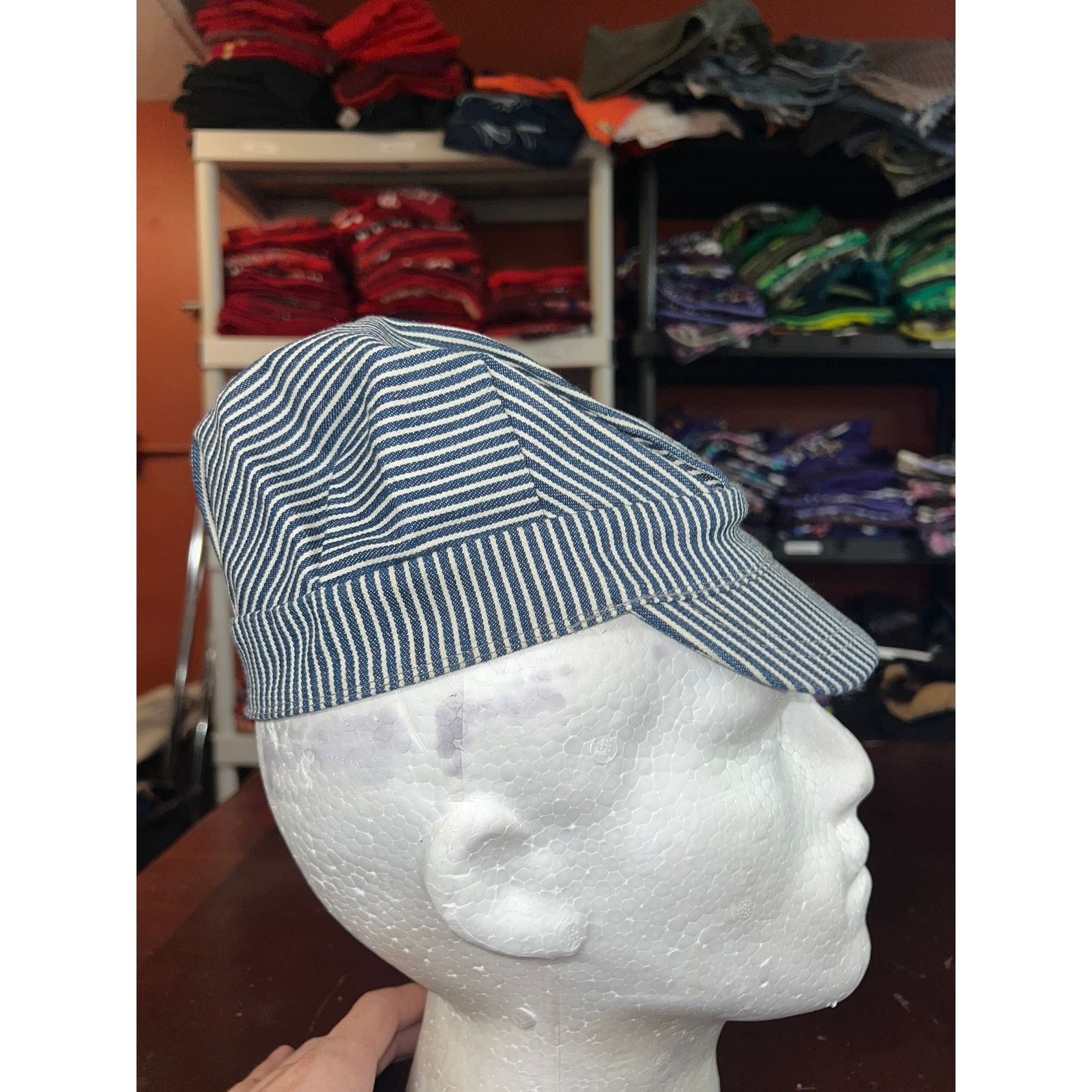 Vintage Vintage Railroad Hat Cumbres & Toltec Royal Gorge Blue Cap Size ONE SIZE - 6 Thumbnail
