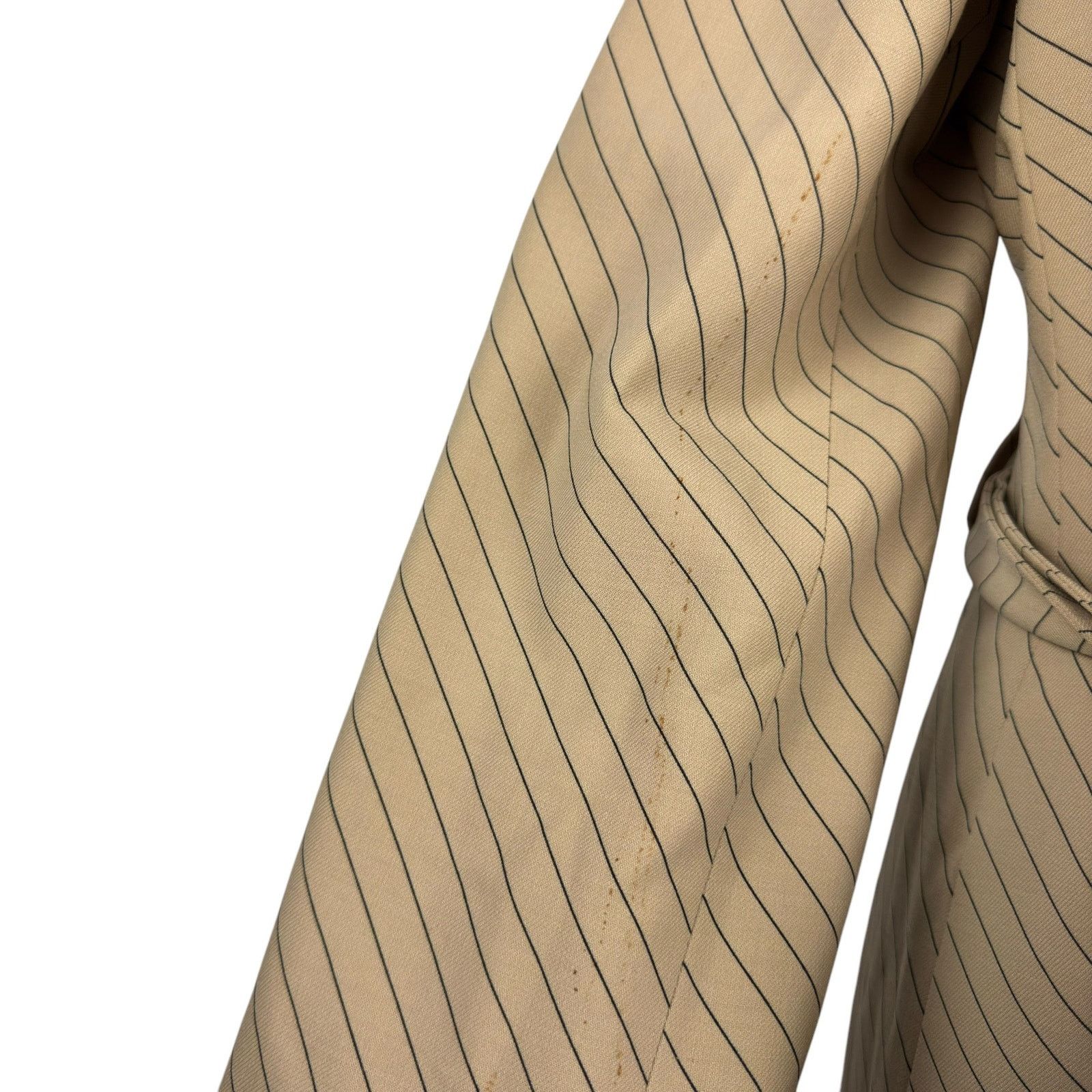 Versace × Vintage Versace Classic Beige Belted Coat Size M / US 6-8 / IT 42-44 - 6 Thumbnail