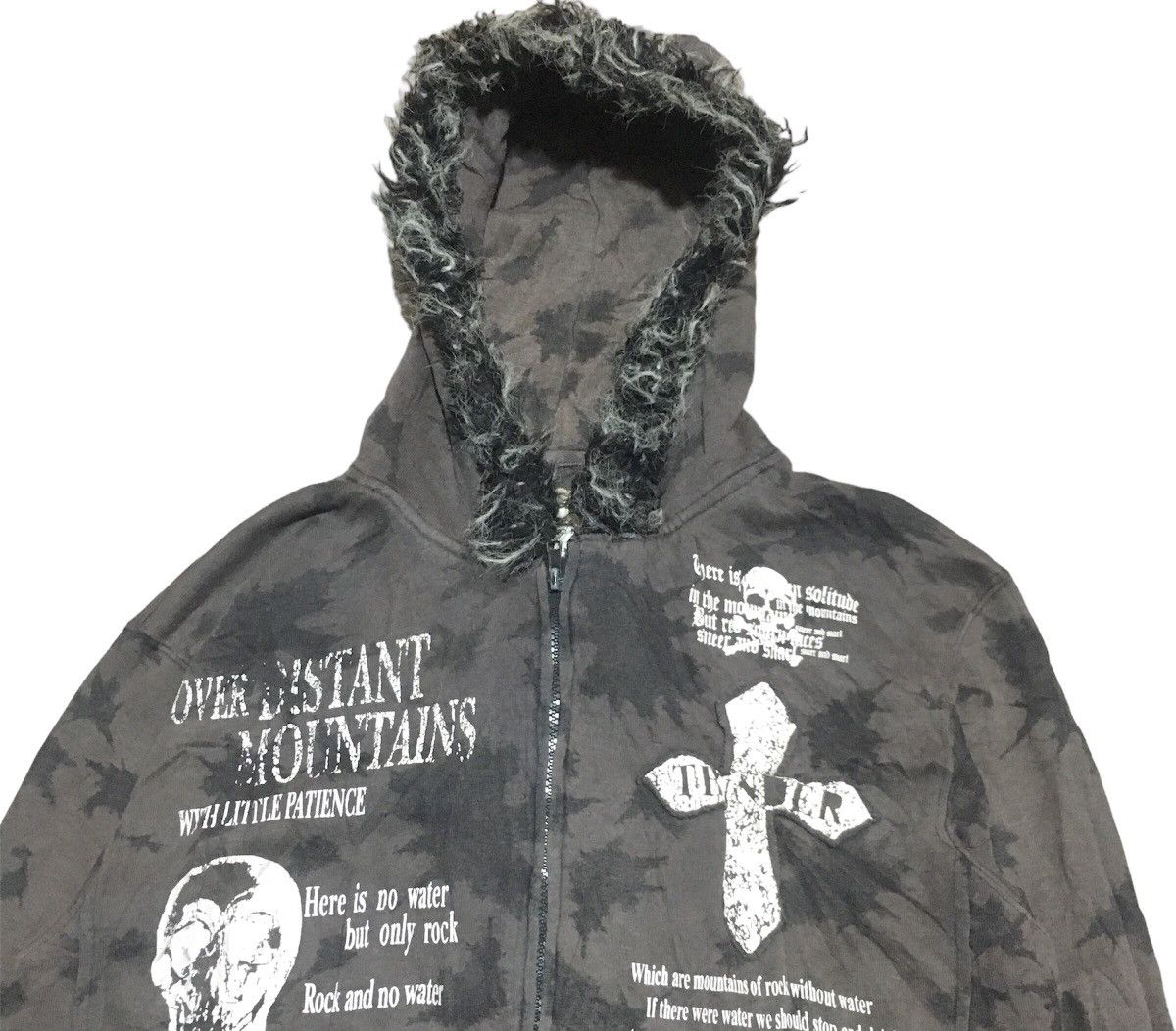 If Six Was Nine × Japanese Brand × Le Grande Bleu (L.G.B.) Splendid Satisfaction Fur Zip Hoodie Size US M / EU 48-50 / 2 - 2 Thumbnail