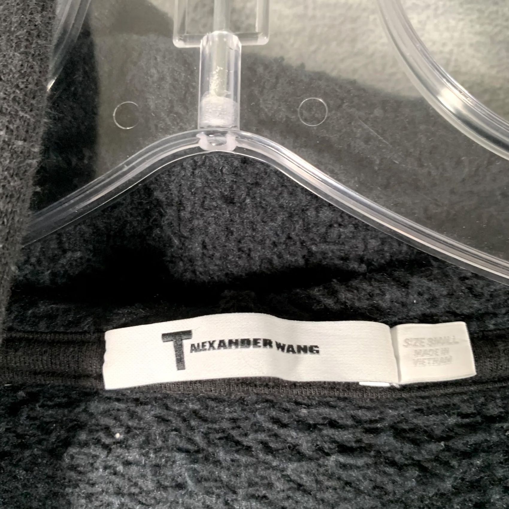T by Alexander Wang T By Alexander Wang Hoodie Womens Small Black Full Zip Sherpa Fleece Hooded Size S / US 4 / IT 40 - 5 Thumbnail