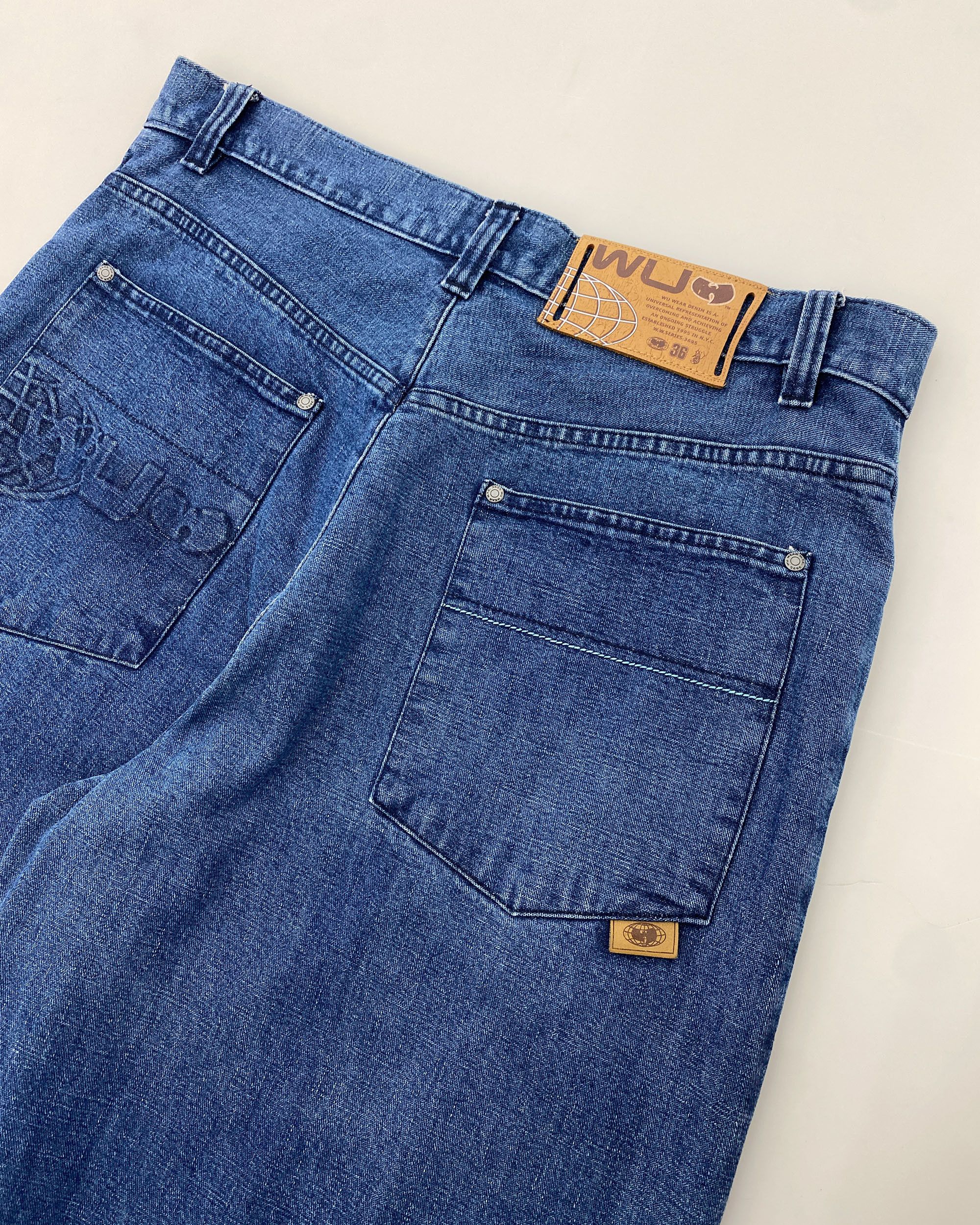Wu-Tang Clan 1990s Wu-Tang Clan Baggy Denim Size US 36 / EU 52 - 5 Thumbnail