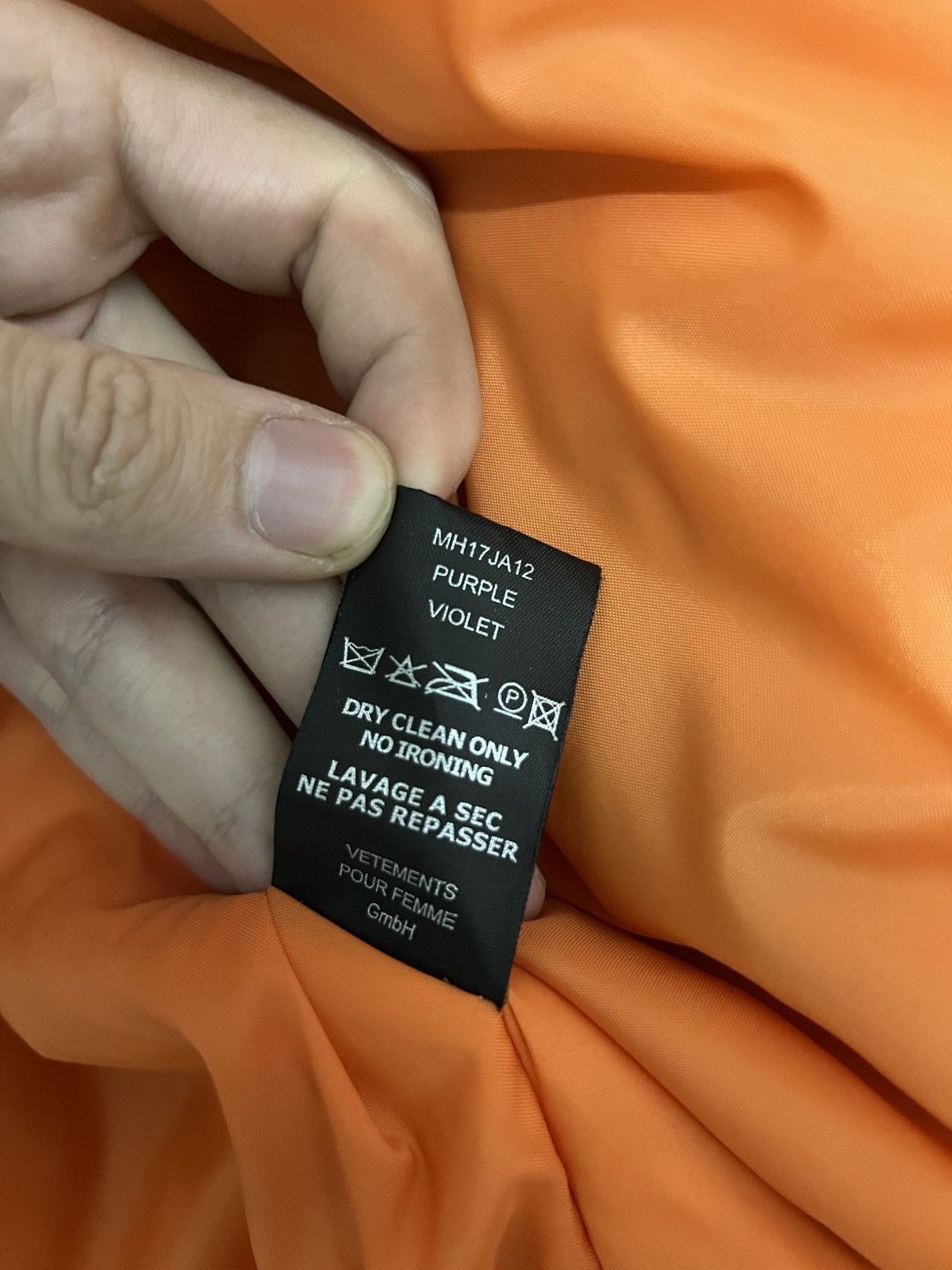 Vetements Vetements AW16 Total Fucking Darkness Bomber Size US XL / EU 56 / 4 - 10 Thumbnail