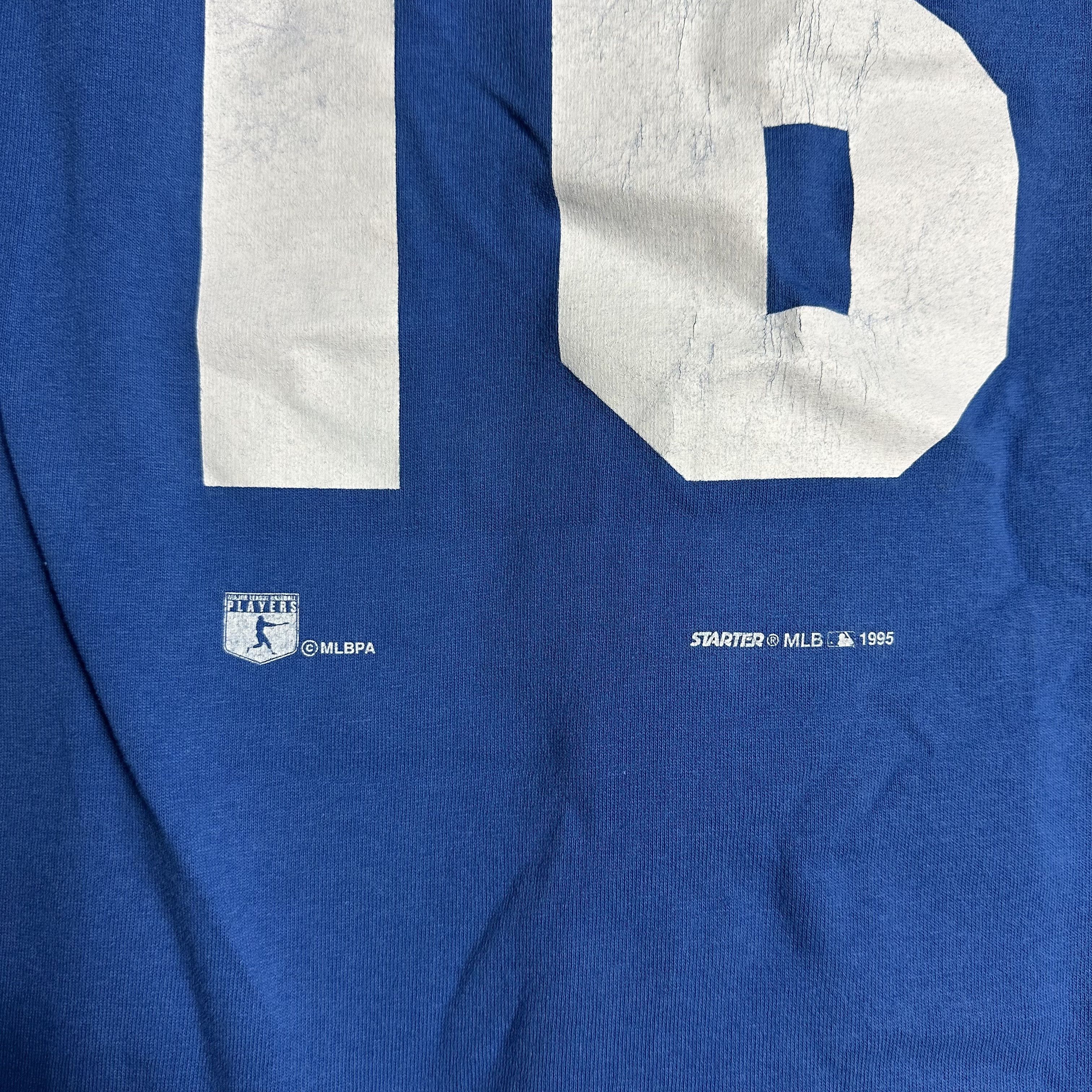 MLB 🔥RARE🔥Vtg Starter MLB Hideo Nomo #16 LA Dodgers T-shirt Size US L / EU 52-54 / 3 - 5 Thumbnail