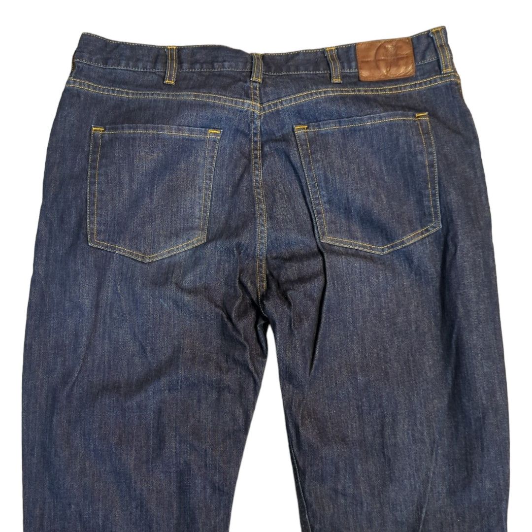 Hart Schaffner Marx HART SCHAFFNER MARX Dark Straight Leg Jeans Men's 38 x 32 Size US 38 / EU 54 - 3 Thumbnail