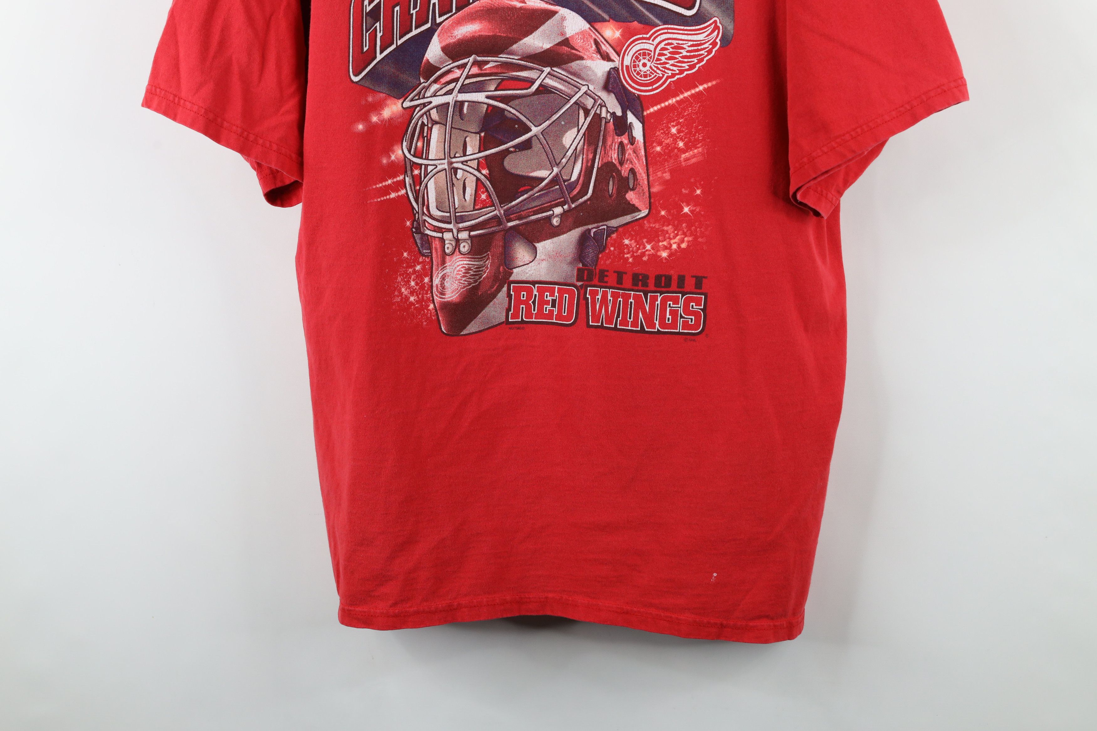Vintage Vintage 90s Stanley Cup Champs Detroit Red Wings T-Shirt Size US XL / EU 56 / 4 - 3 Thumbnail