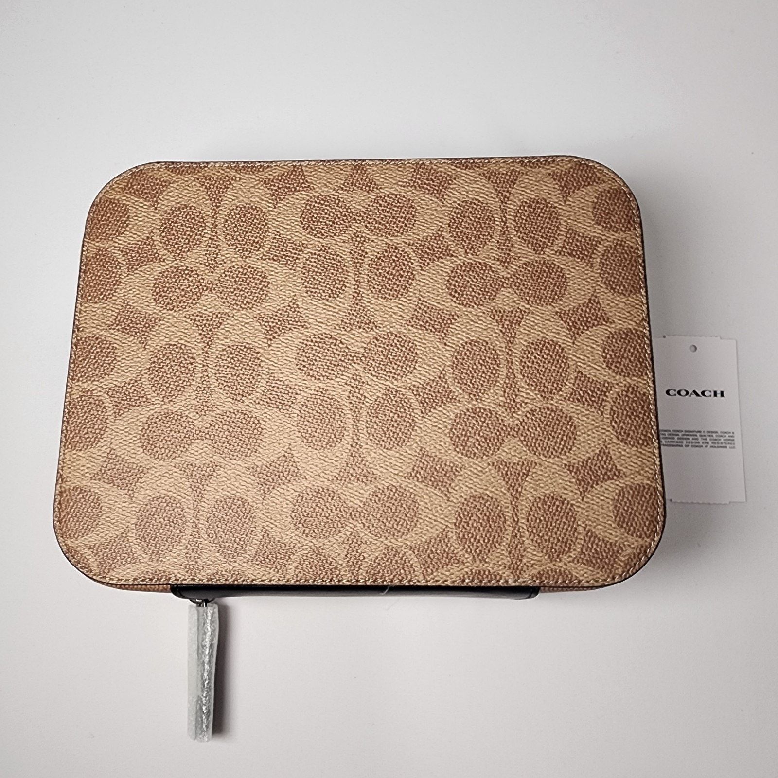 Coach Coach CY392 Tech Organizer Colorblock Signature Khaki Black Size ONE SIZE - 5 Thumbnail