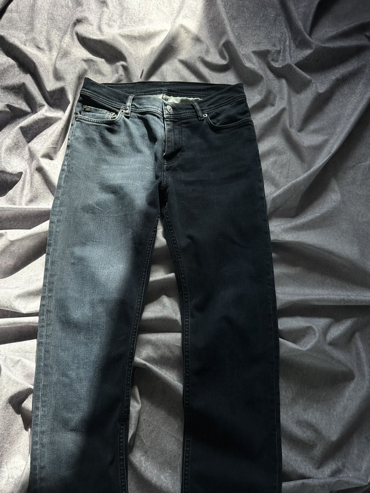 Acne Studios Acne Studios North Blue Black Slim Jeans Size US 29 - 6 Thumbnail