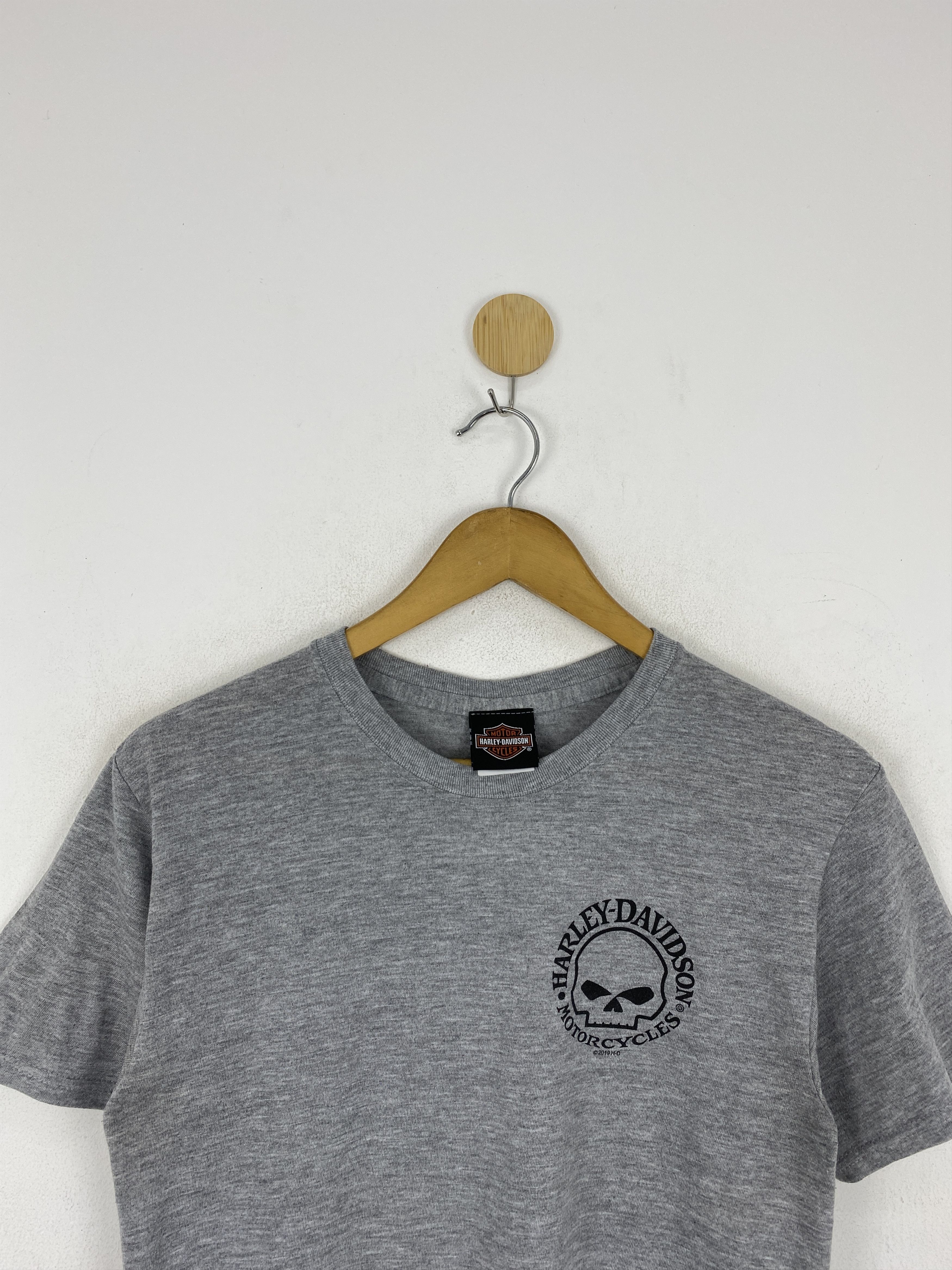Harley Davidson × Vintage Vintage Harley Davidson Metropolitan Skull Tee TA0653 Size US S / EU 44-46 / 1 - 3 Thumbnail