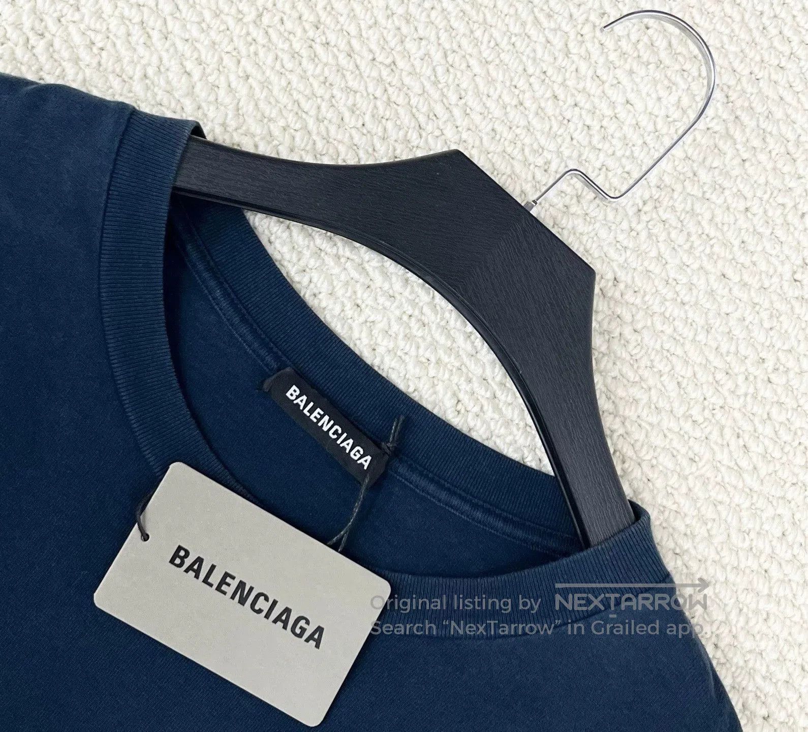 Balenciaga Balenciaga Washed Logo Short Sleeve Tee. Size US XS / EU 42 / 0 - 2 Thumbnail