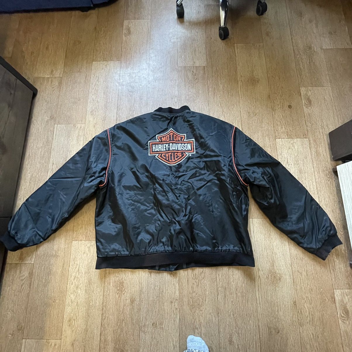Harley Davidson × Vintage Harley Davidson Bomber jacket Size US XXL / EU 58 / 5 - 2 Thumbnail