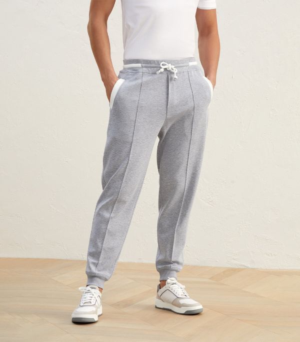 Image of Brunello Cucinelli O1W1Db10524 Sweatpants In Grey, Men's (Size 34)