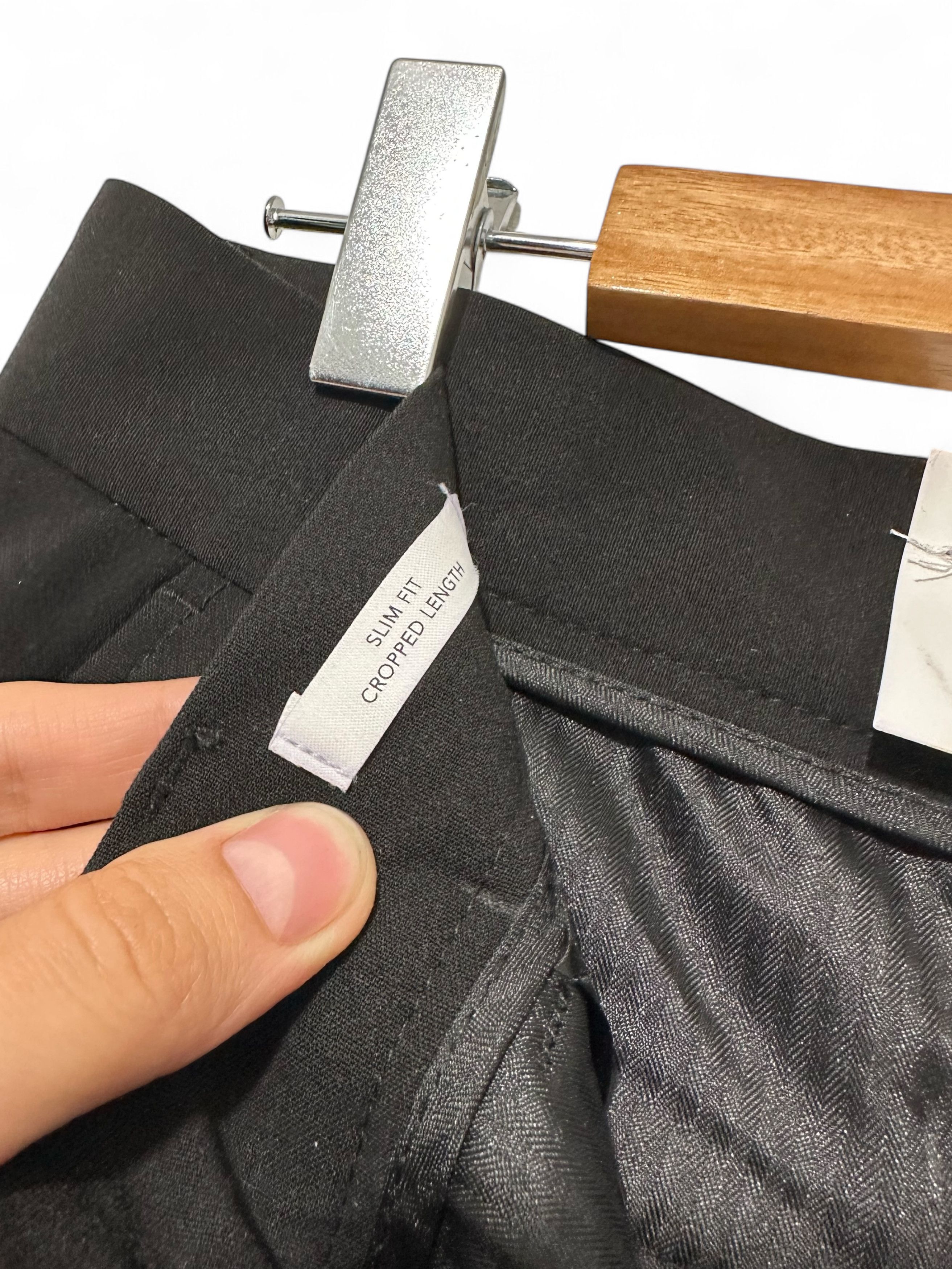 Lindbergh Lindbergh Black Casual Slim Fit Pants (S) Size US 30 / EU 46 - 6 Thumbnail