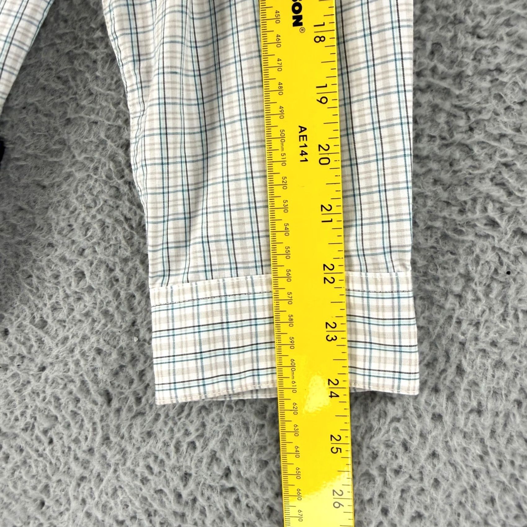 Patagonia Patagonia Shirt Men Medium Blue Tan Long Sleeve Plaid Button-Down Organic Cotton Size US M / EU 48-50 / 2 - 7 Thumbnail