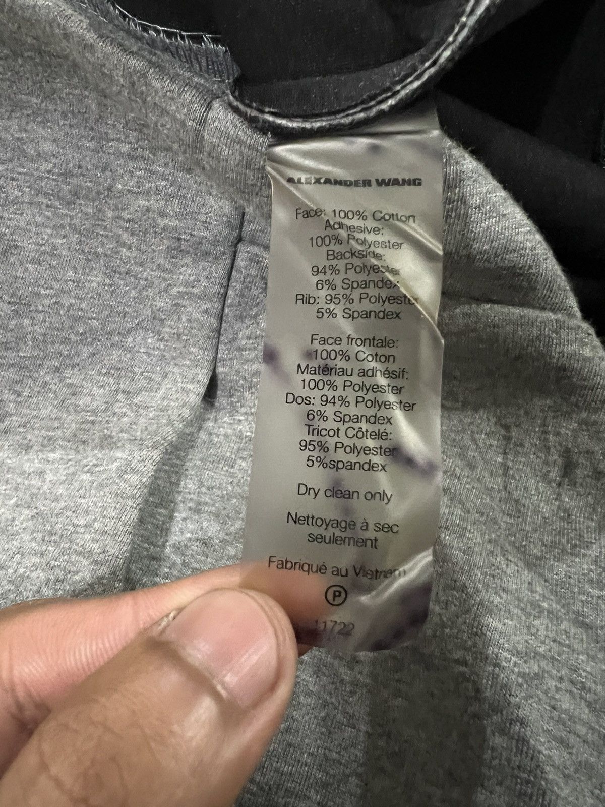 Alexander Wang × Yasuyuki Ishii Alexander Wang Jersey Bonded Neoprene Bomber Jacket Size M / US 6-8 / IT 42-44 - 7 Thumbnail