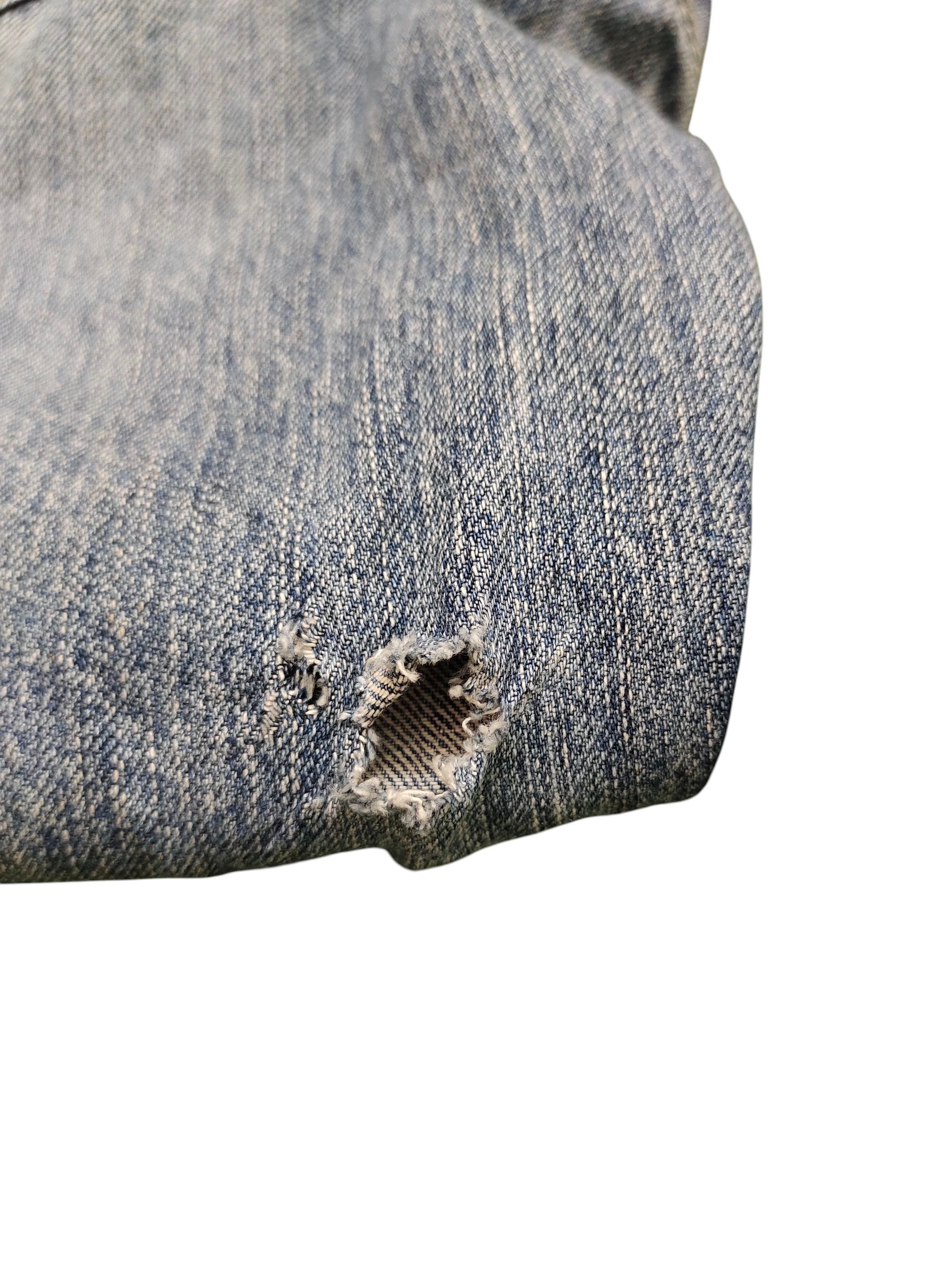 Kapital Vintage Blueway Japan Clawmark Distress Denim Jeans Size US 31 - 16 Thumbnail