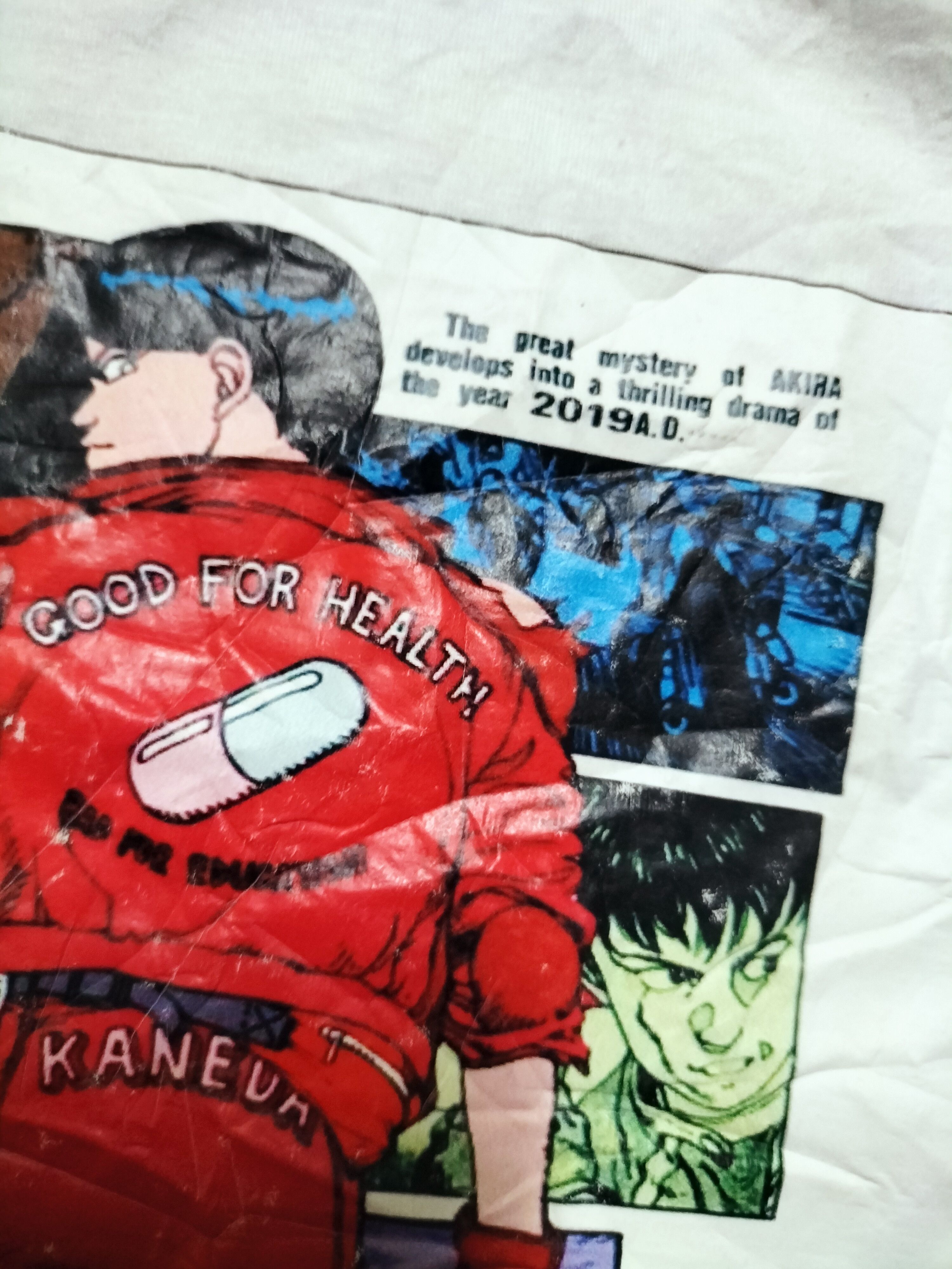 Other Akira Otomo Katsuhiro Iron On movie legendary cartoon Size US L / EU 52-54 / 3 - 4 Thumbnail