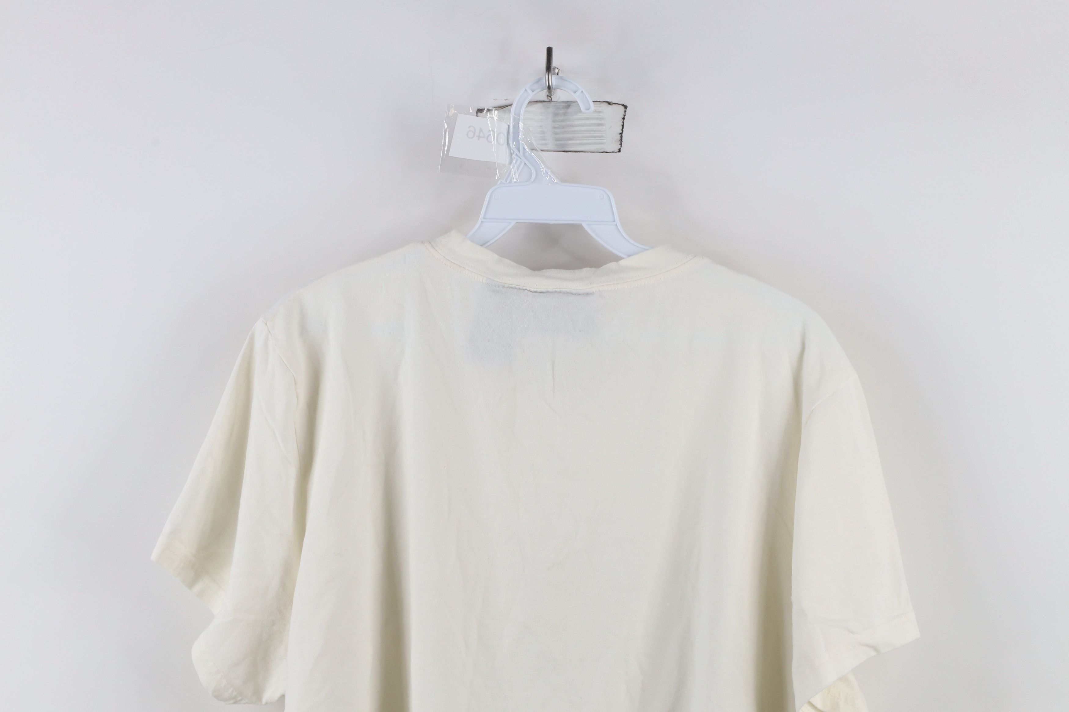 Harley Davidson × Vintage Vintage Y2K Harley Davidson Tribal Flower T-Shirt Cream Size XXL / US 16-18 / IT 52-54 - 9 Thumbnail
