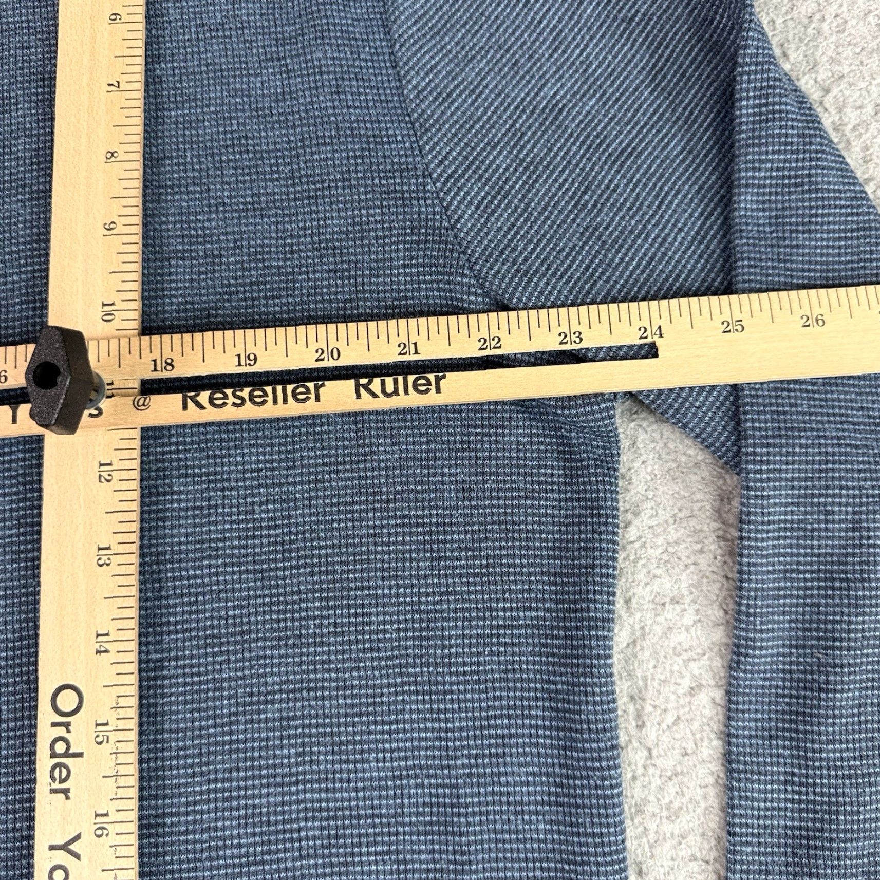 TravisMathew VINTAGE Travis Mathew Sweater Mens XL Blue Henley Fleece Pockets Outdoors Casual Button Size US XL / EU 56 / 4 - 7 Thumbnail