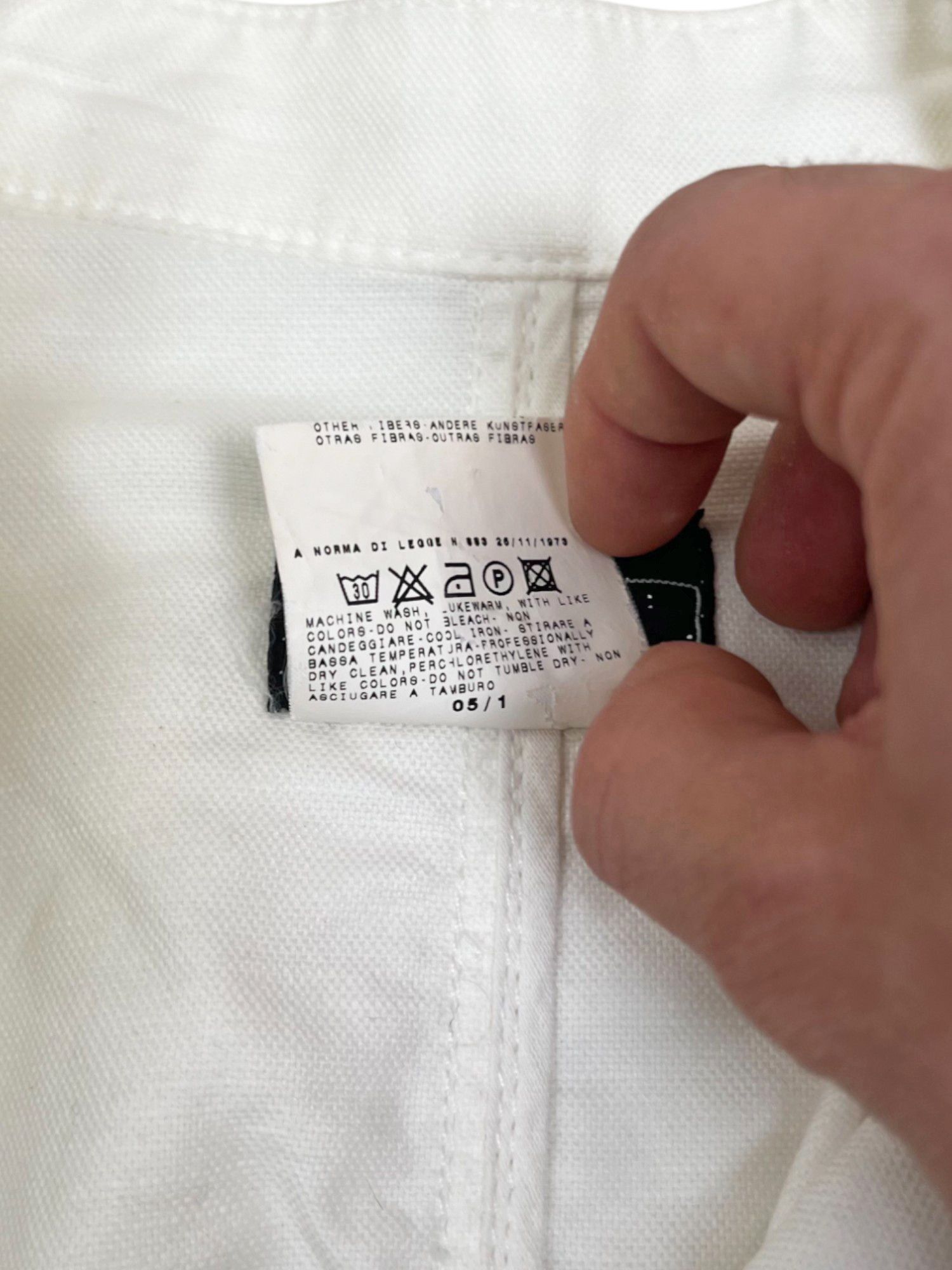 Versace by Donatella S/S 2005 Multizip White Cotton Jacket Size S / US 4 / IT 40 - 10 Thumbnail