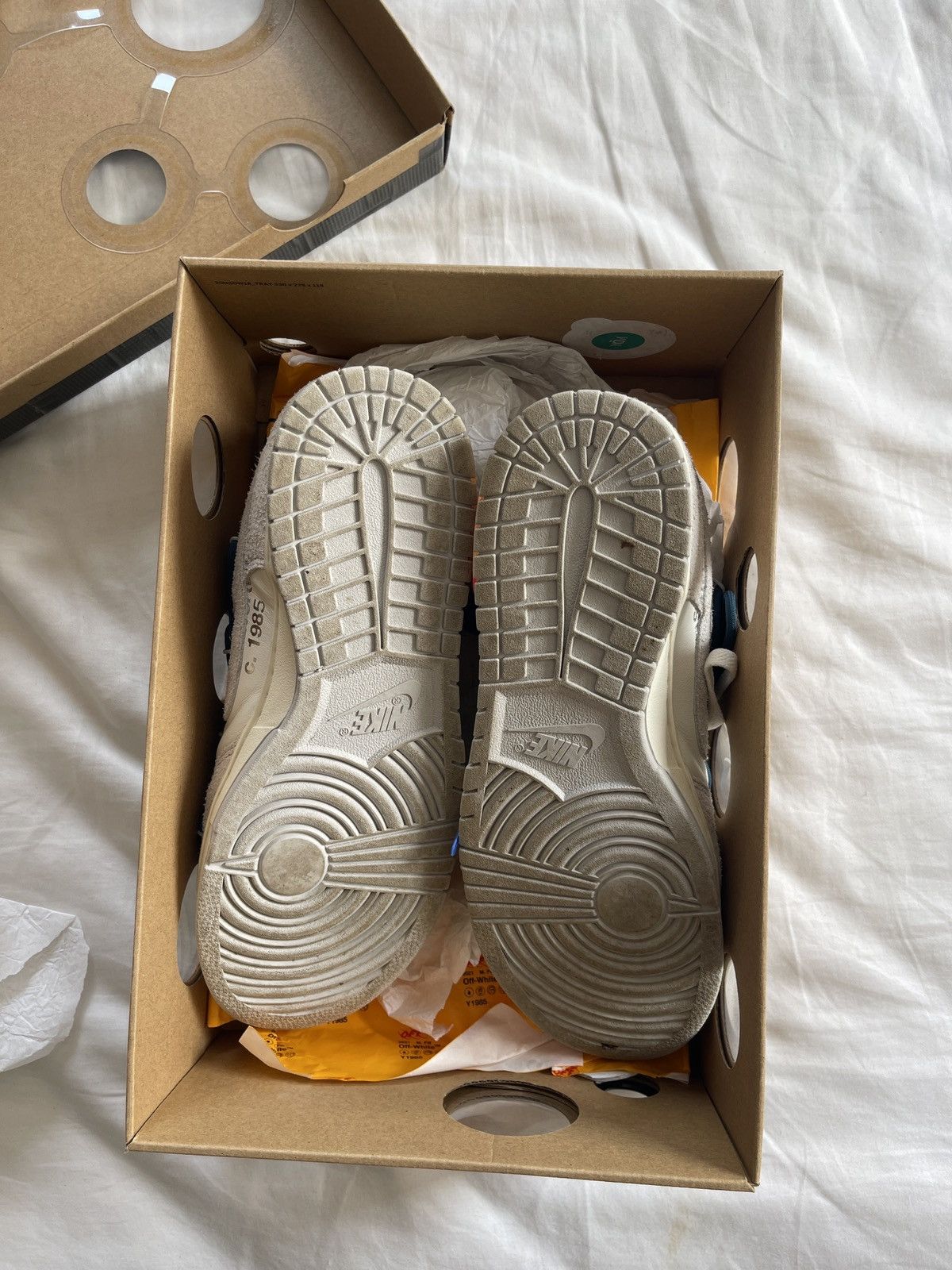 Nike × Off-White Nike Dunk Low Size US 9.5 / EU 42-43 - 9 Thumbnail