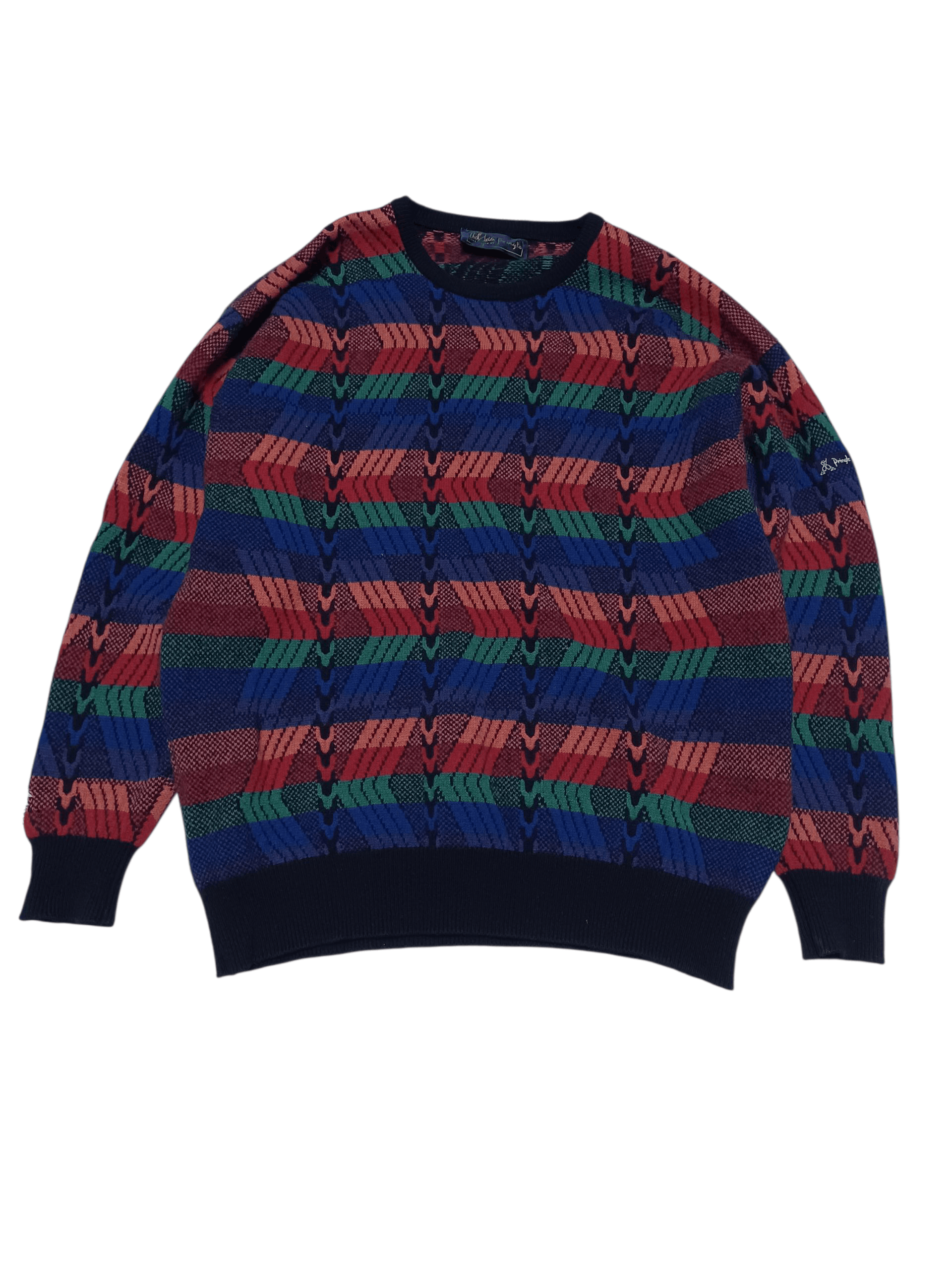 Pringle Of Scotland PRINGLE OF SCOTLAND VINTAGE 100% WOOL COOGI STYLE SWEATER Size US XXL / EU 58 / 5 - 1 Thumbnail
