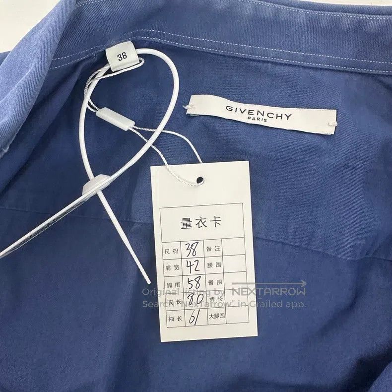 Givenchy Givenchy Blue denim shirt jacket Size XS / US 0-2 / IT 36-38 - 4 Thumbnail