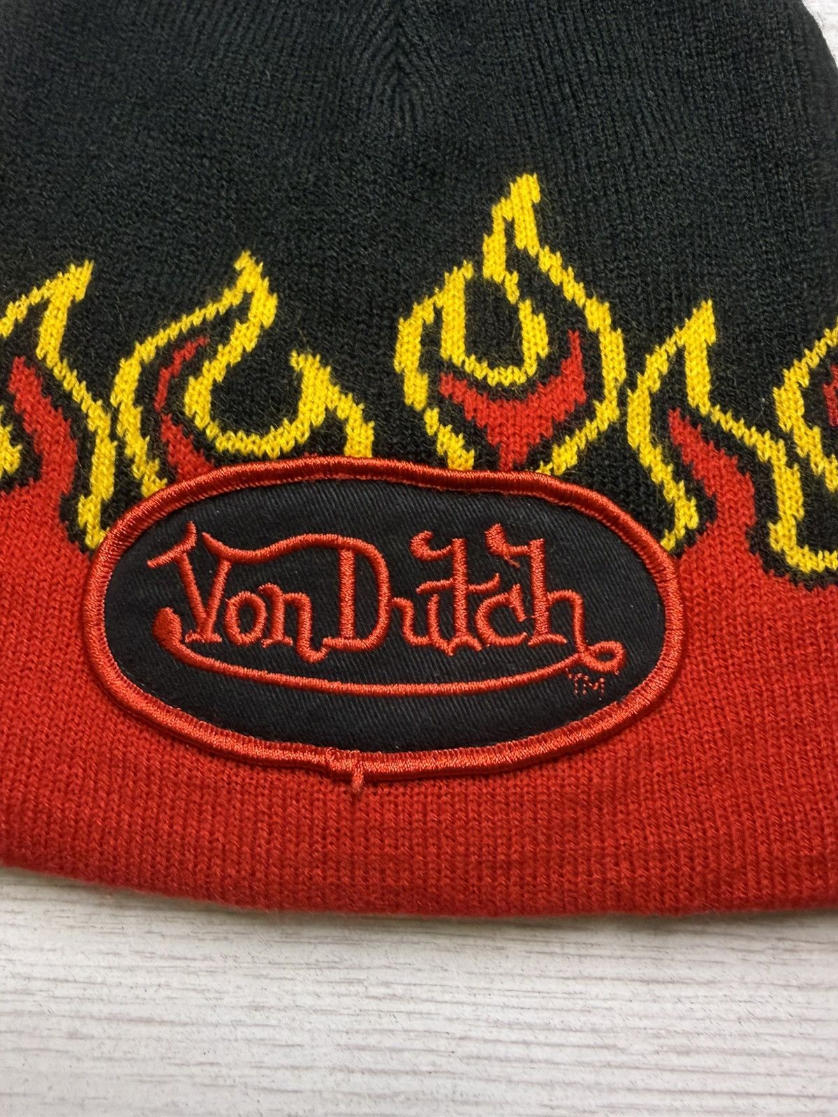 Von Dutch Y2K Vintage Von Dutch Special Edition Flame Beanie Size ONE SIZE - 2 Thumbnail
