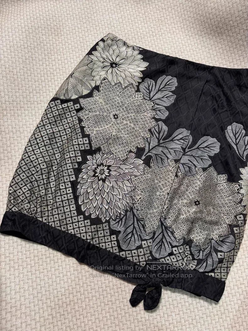 Dries Van Noten Dries Van Noten Embroidered Floral Skirt Size 37" - 4 Thumbnail