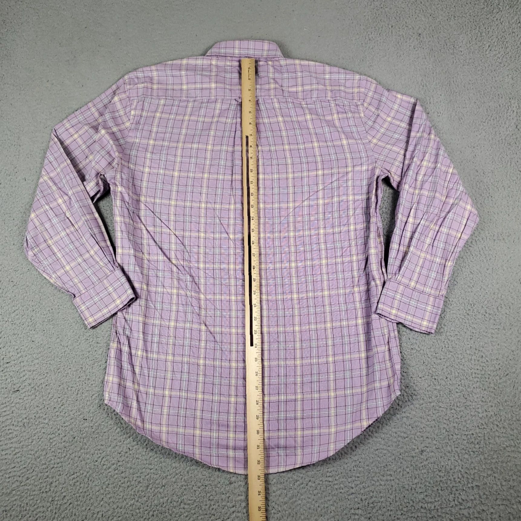 Peter Millar Peter Millar Button-Up Shirt Mens Medium Purple Plaid Long Sleeve Casual Size US M / EU 48-50 / 2 - 3 Thumbnail
