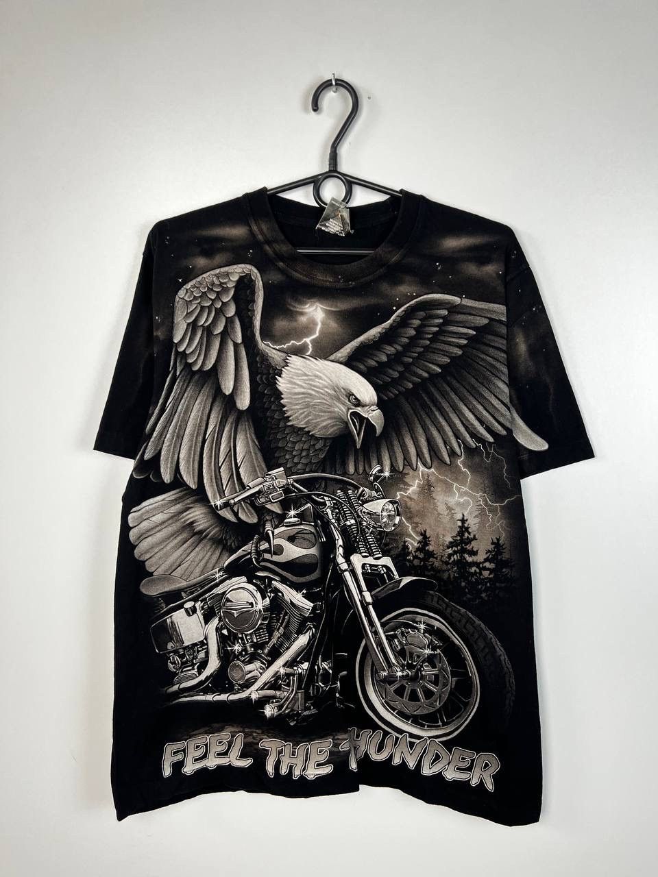 Vintage Eagles Harley Feel The Thunder vintage t-shirts size L Size US L / EU 52-54 / 3 - 1 Thumbnail