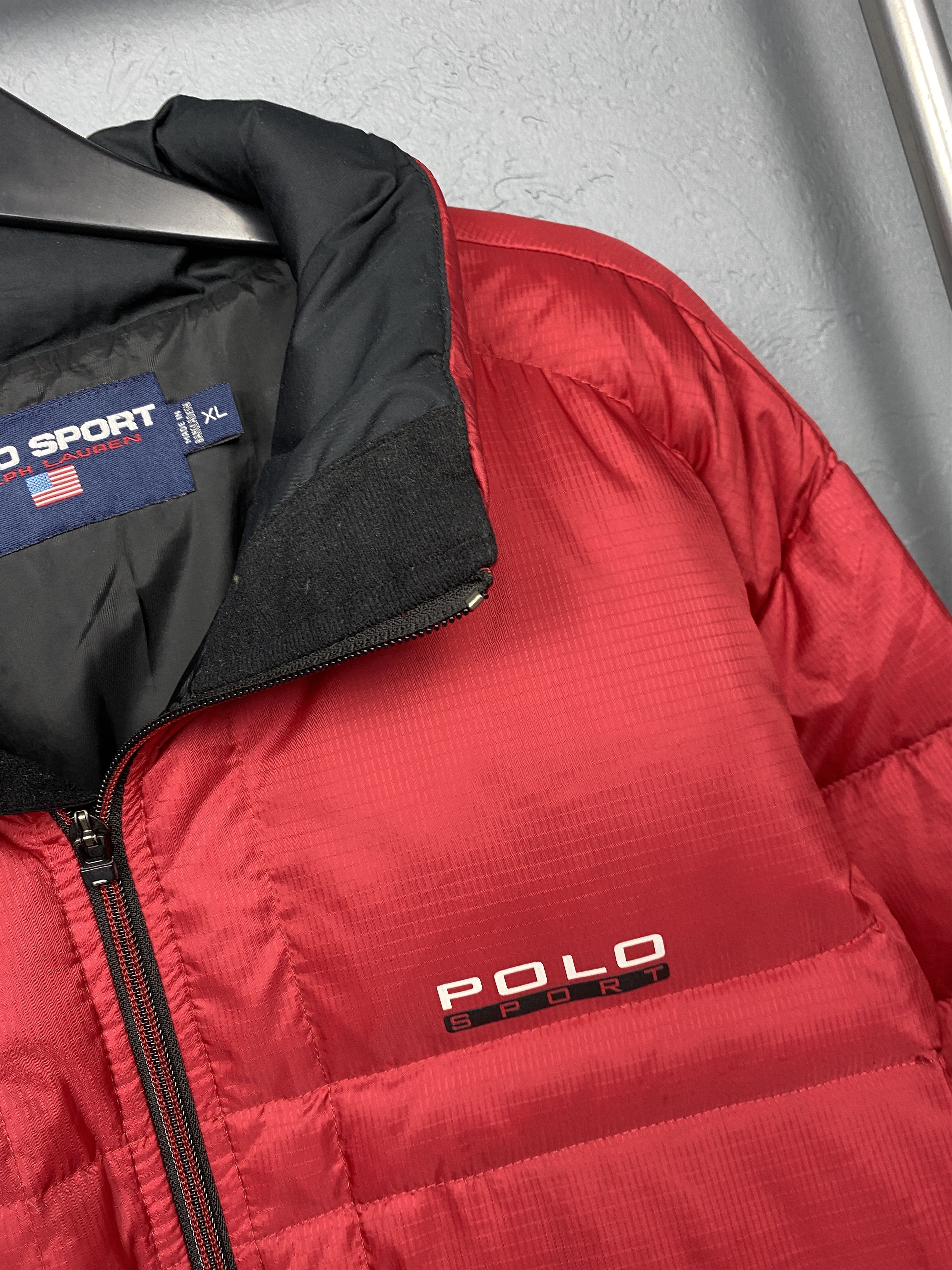 Polo Ralph Lauren × Ralph Lauren × Vintage Polo Sport Ralph Lauren Vintage Mens Down Puffer Jacket Size US XL / EU 56 / 4 - 3 Thumbnail
