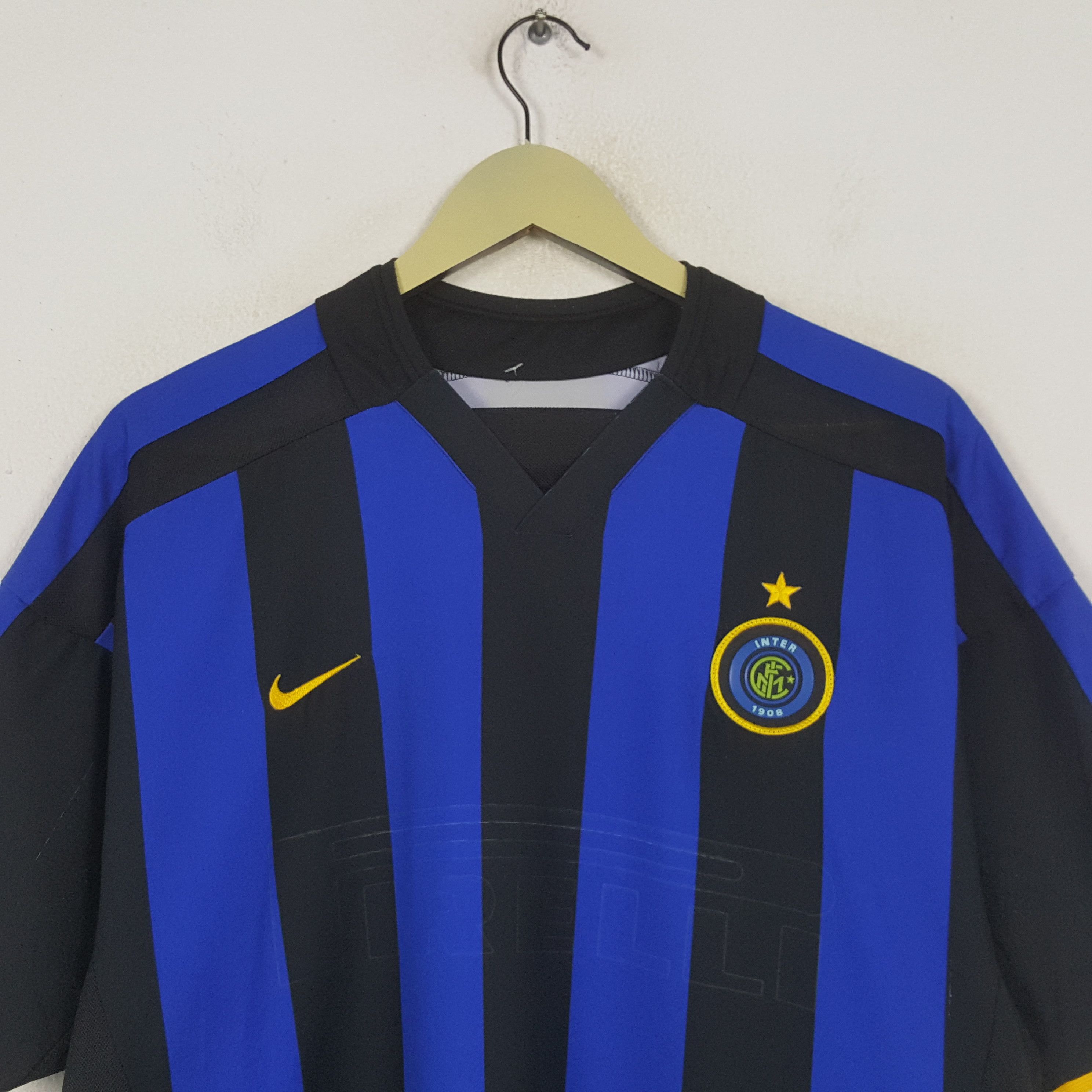 Nike Vintage NIKE INTER MILAN 1908 Jersey Shirt Size US L / EU 52-54 / 3 - 2 Thumbnail