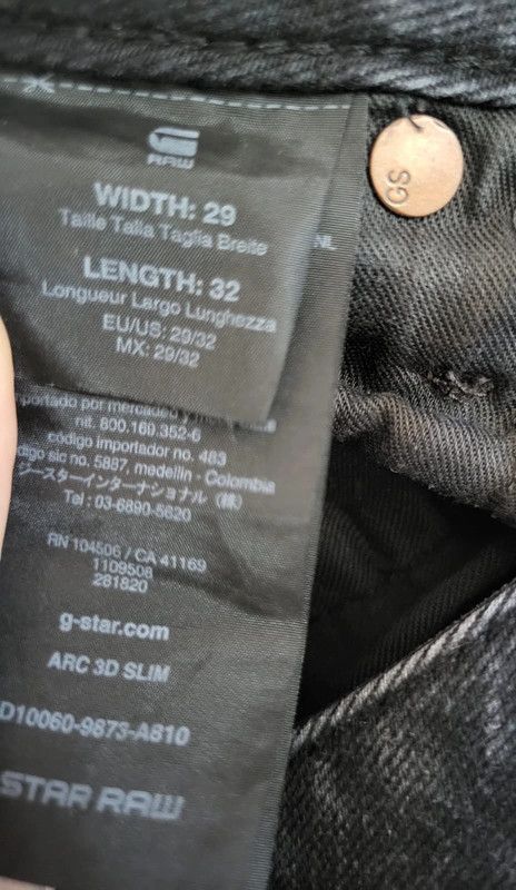 G-Star y2k,vintage washed jeans G-STAR RAW Size US 29 - 6 Thumbnail