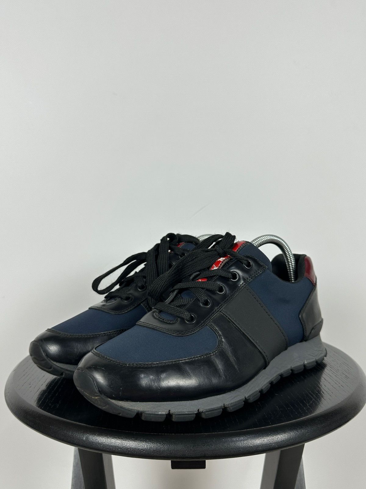Prada Prada Matchrace Leather Sneakers Size US 7 / EU 40 - 10 Thumbnail