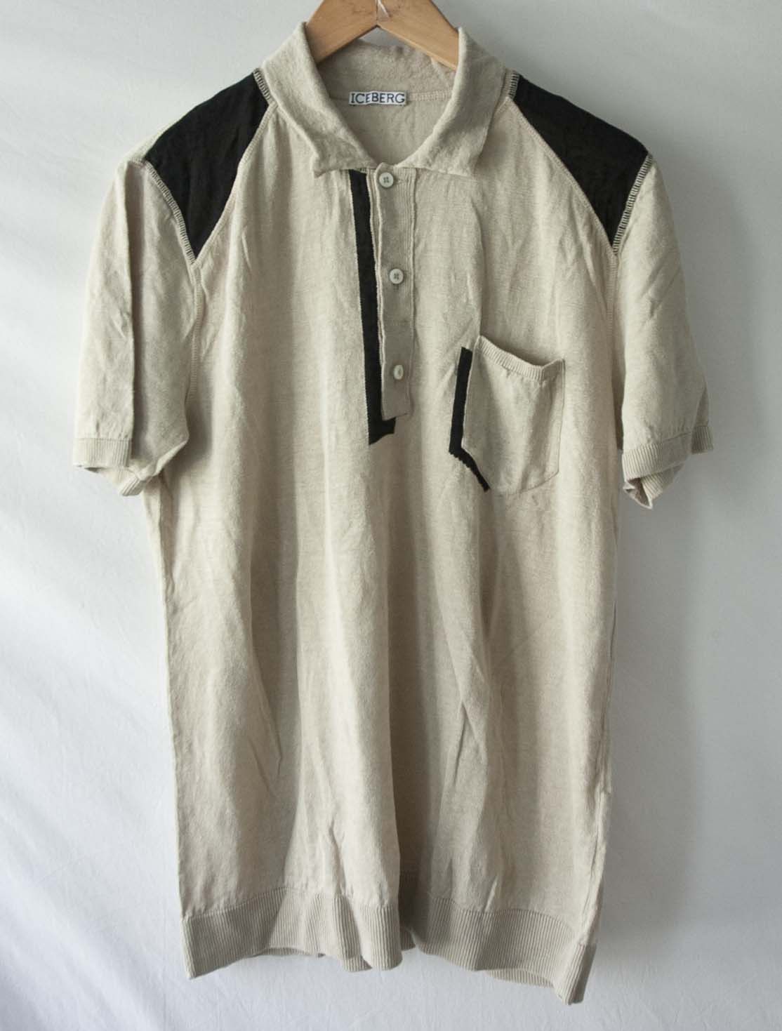 Iceberg Iceberg Polo Shirt Size VII /M Linen Size US M / EU 48-50 / 2 - 1 Thumbnail