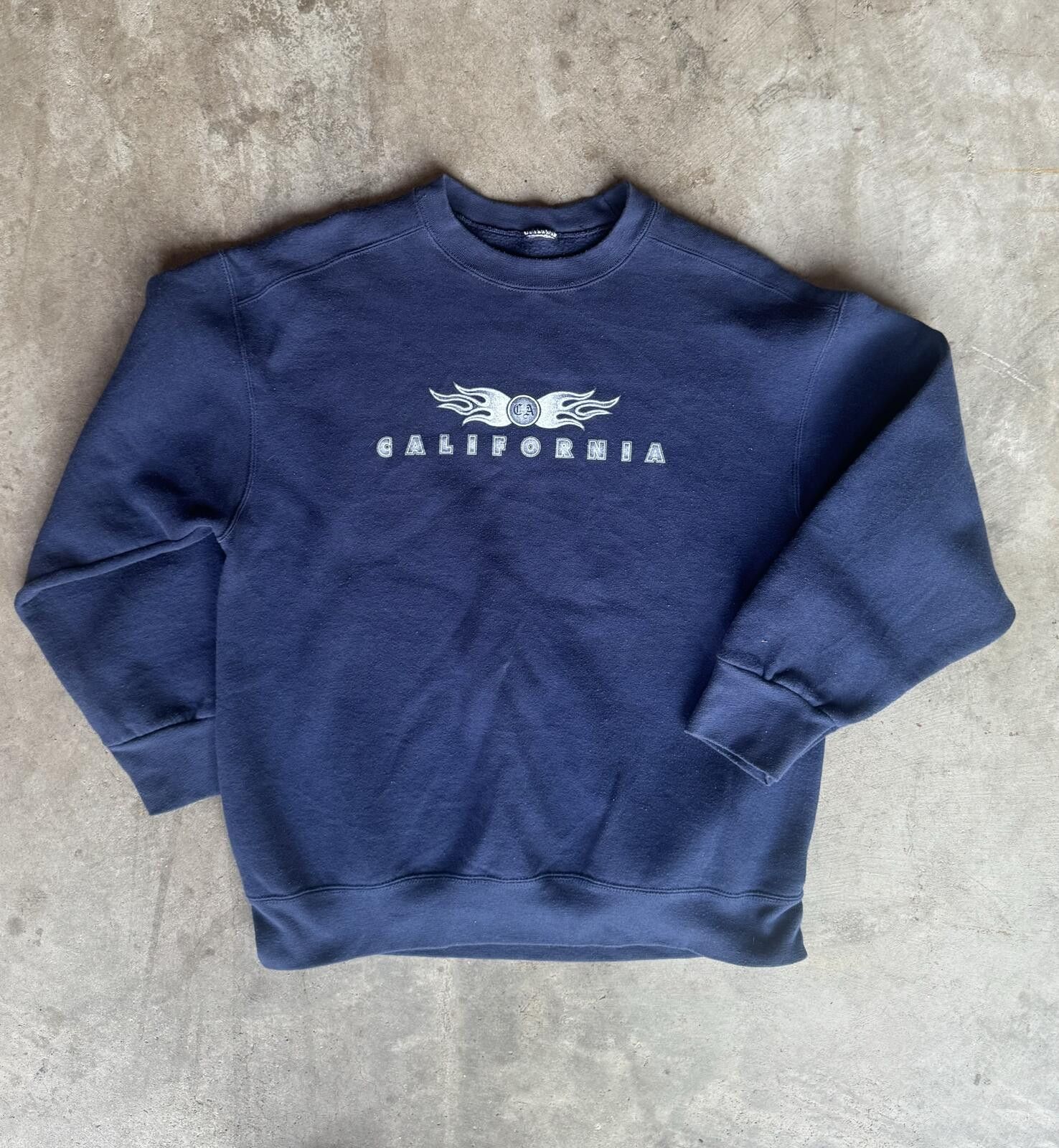 Other Vintage Navy California Surfer Winged Crewneck Medium Size US M / EU 48-50 / 2 - 1 Thumbnail
