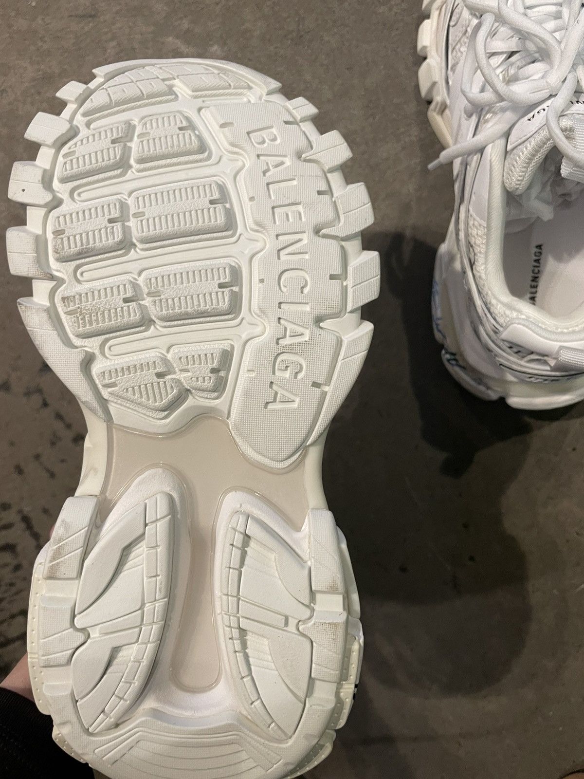 Balenciaga TRACK AUTOGRAPHE SNEAKER IN WHITE Size US 6 / IT 36 - 3 Thumbnail
