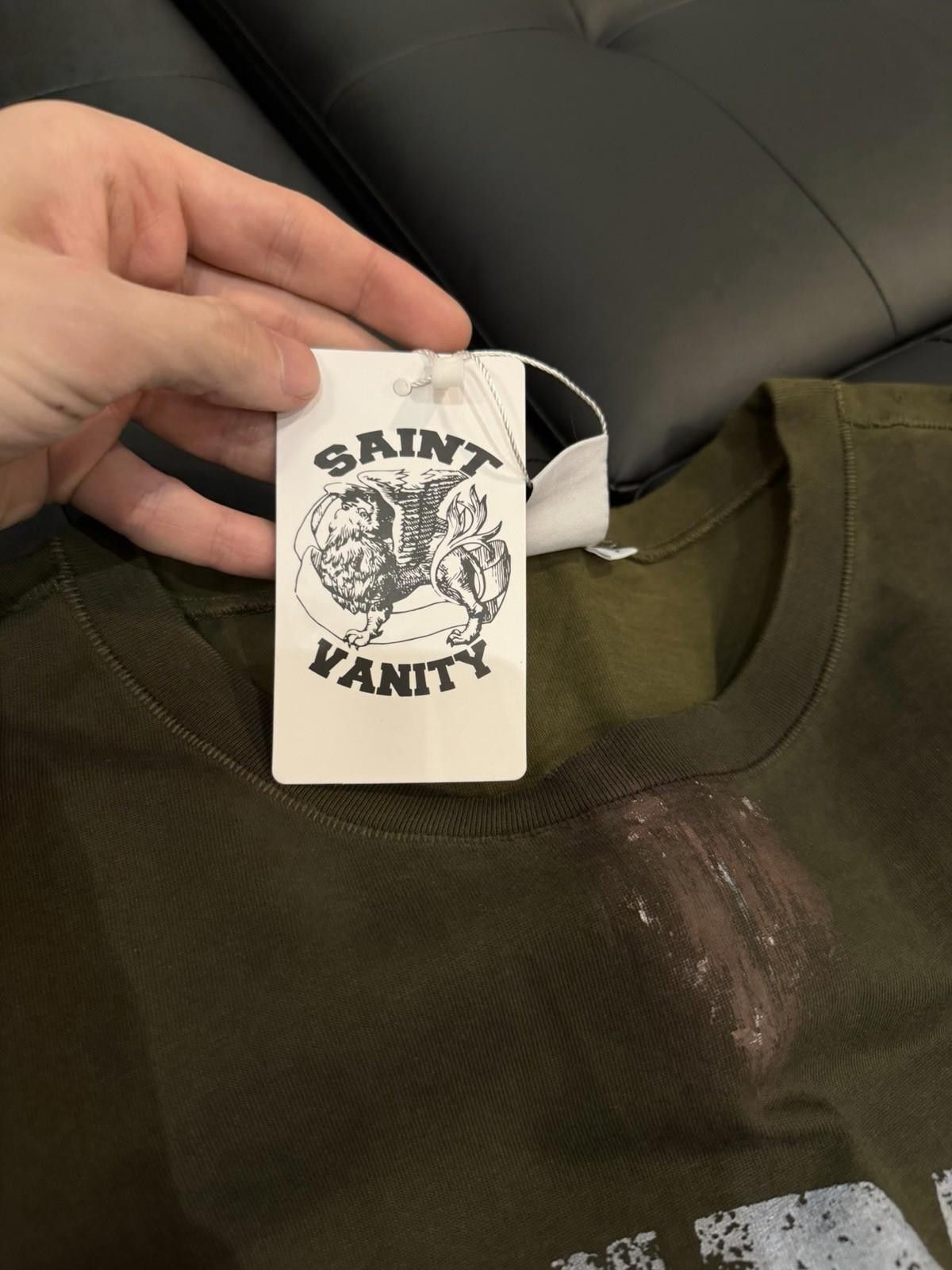 Saint Vanity Size L - Saint Vanity T-shirt 2025 Green Authentic (NEW) Size US L / EU 52-54 / 3 - 7 Thumbnail