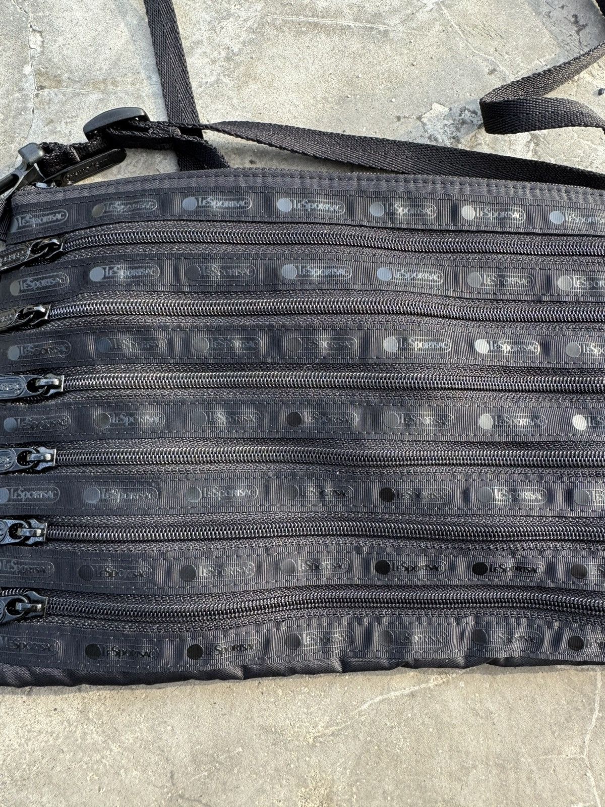 LeSportsac x Zucca Louver Tape Sacoche Zucca Black