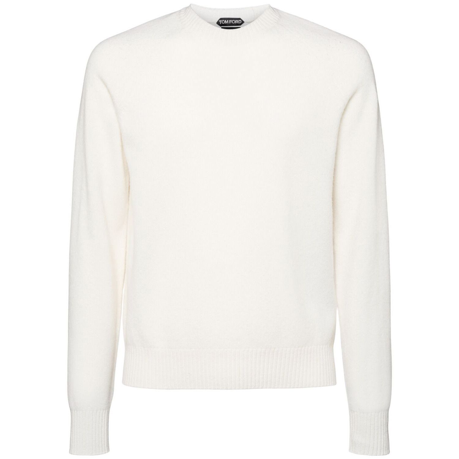 Tom Ford TOM FORD White Wool/Cashmere Sweater New & Authentic (Men's Size US L / EU 52-54 / 3 - 1 Thumbnail