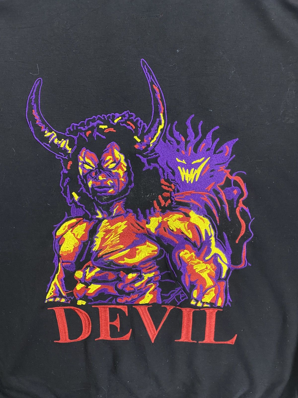 If Six Was Nine Vintage Mars Sixteen Buffaloman Devil Embroidery Jacket Size US M / EU 48-50 / 2 - 6 Thumbnail