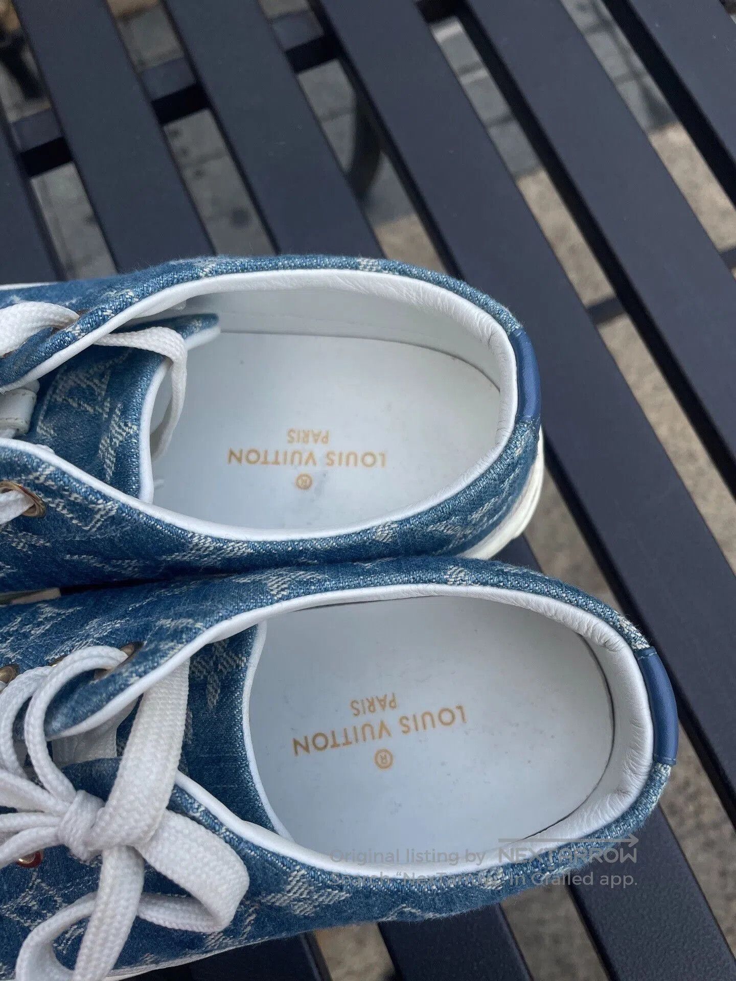LVXWA Louis Vuitton Blue Sneakers for Sale. Size US 7 / IT 37 - 5 Thumbnail