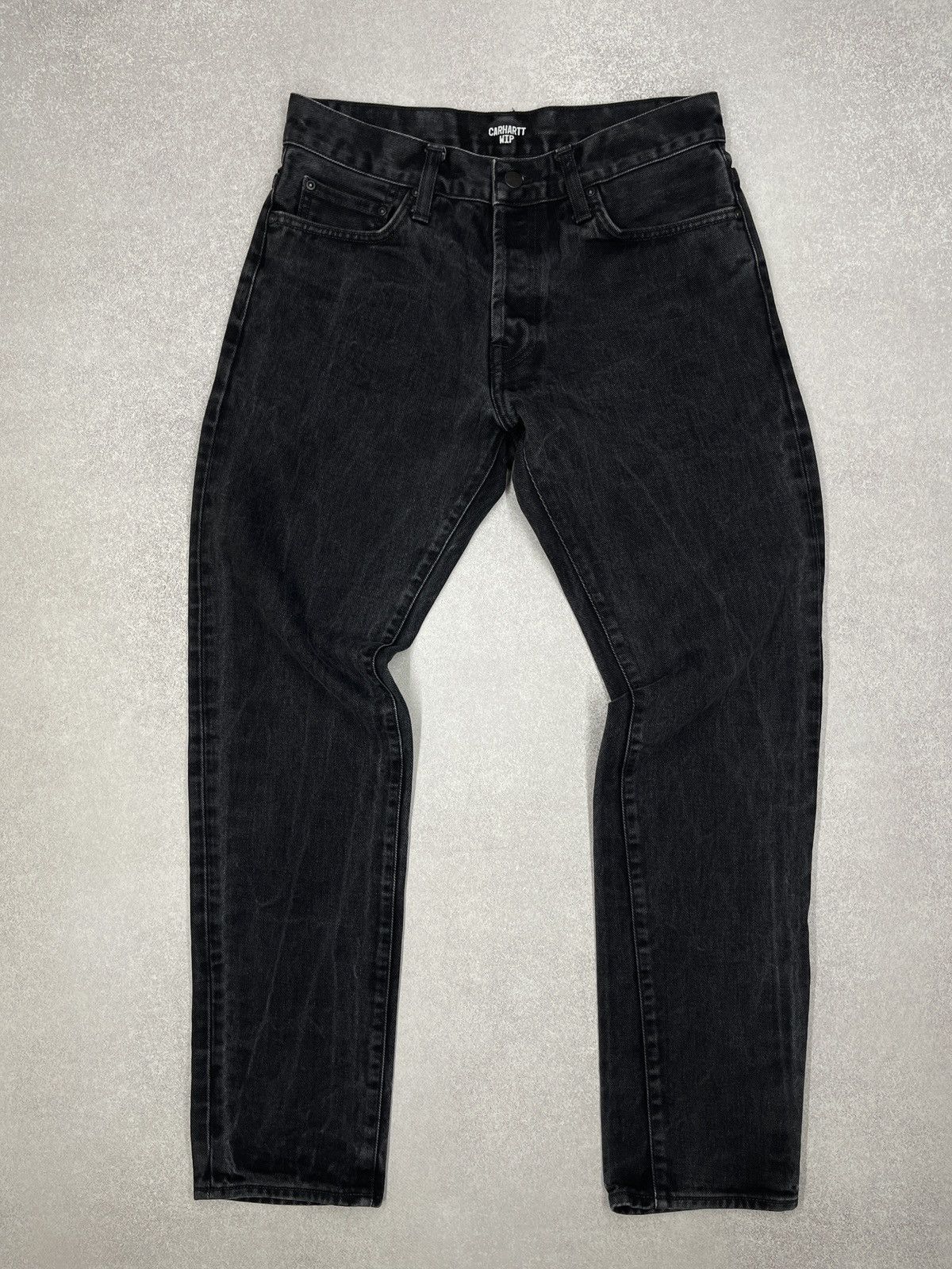 Carhartt Vintage Carhartt WIP Klondike Denim Jeans Black Y2K Size US 30 / EU 46 - 6 Thumbnail