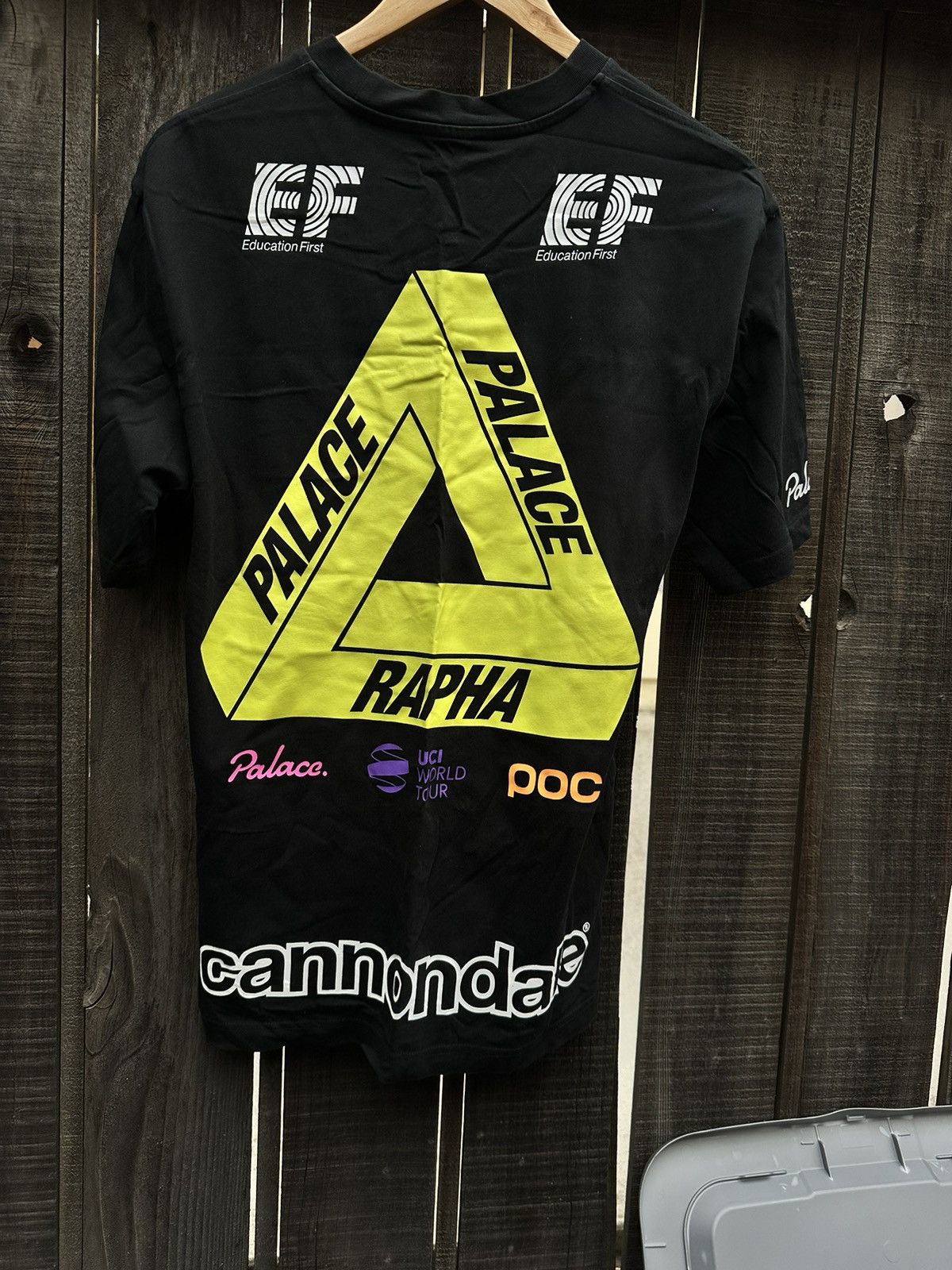 PALACE - 新品 Rapha PALACE ウィメンズ EF クロップド Tシャツ ブラック Buy Palace x Rapha EF Education First T-Shirt 'Black