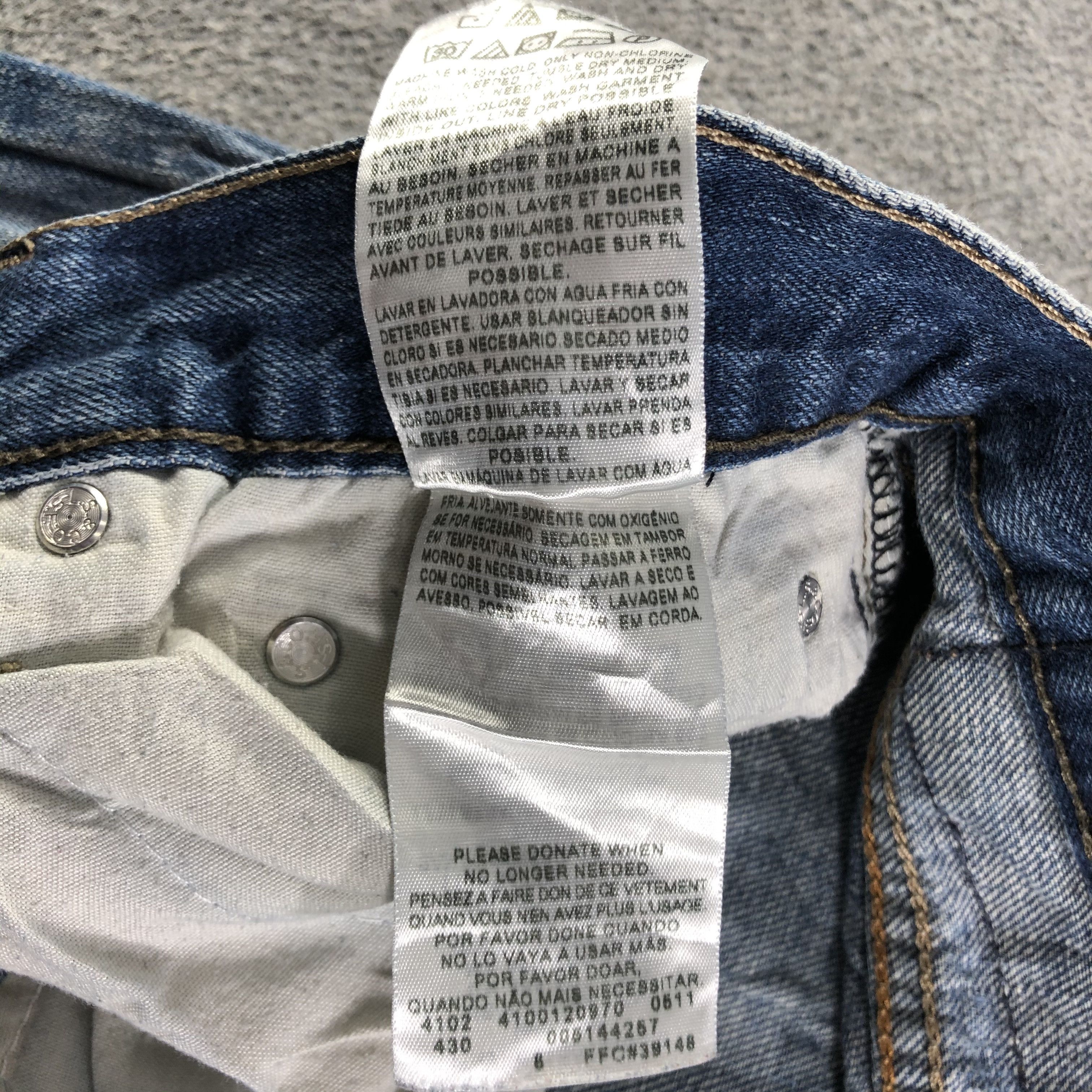 Levi's Vintage Blue Wash Levis 514 Jeans-J3342 Size US 32 / EU 48 - 11 Thumbnail