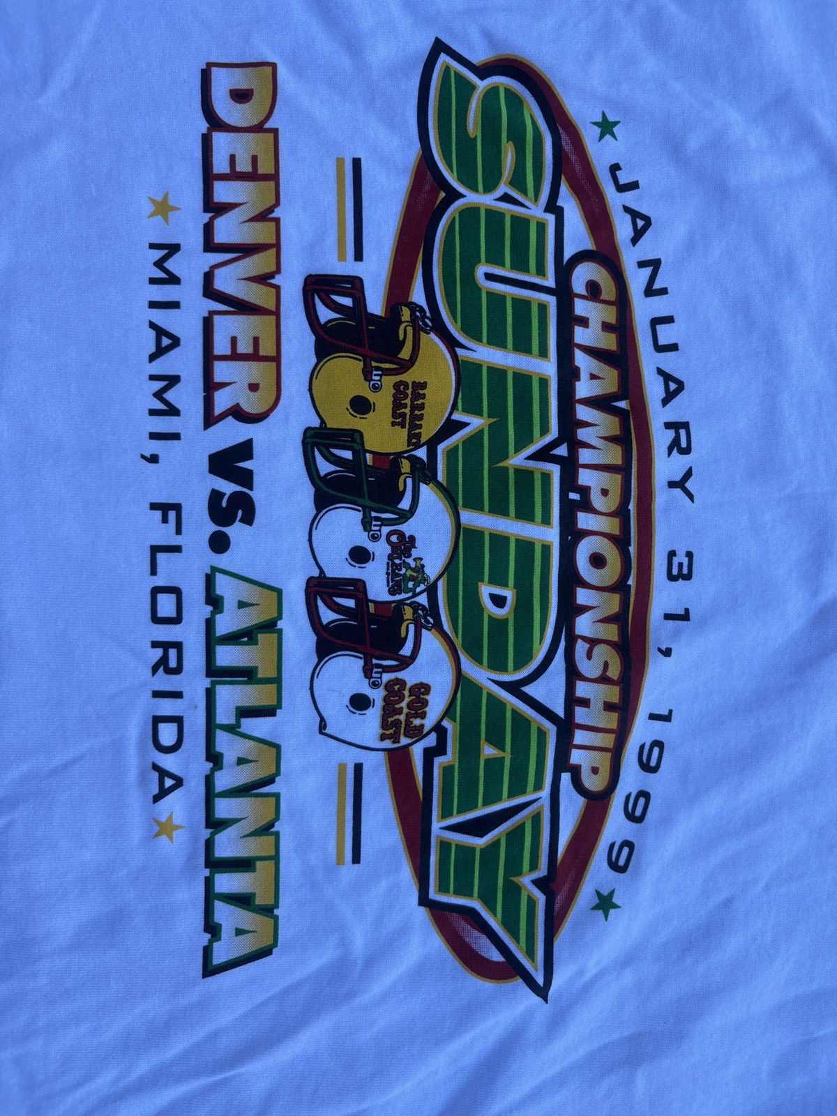 NFL Vintage 1999 Tultex NFL “Super Bowl XXXIII” T-Shirt Size XL Size US XL / EU 56 / 4 - 4 Thumbnail