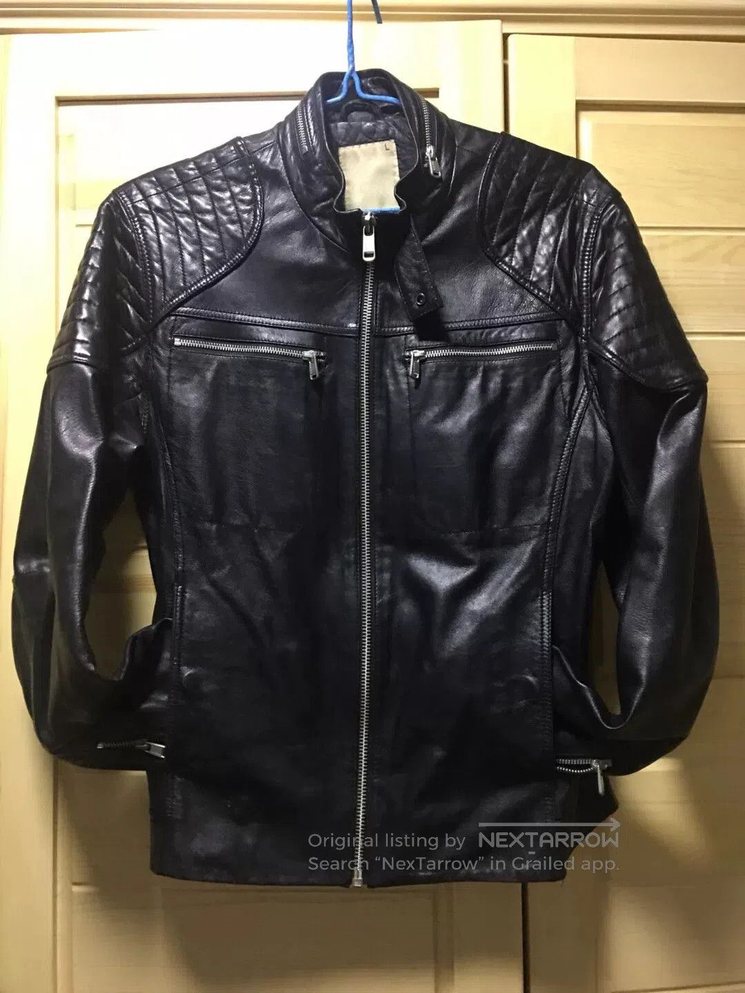 Japanese Brand ABLE Men's Leather Jacket Size L. Size US L / EU 52-54 / 3 - 6 Thumbnail