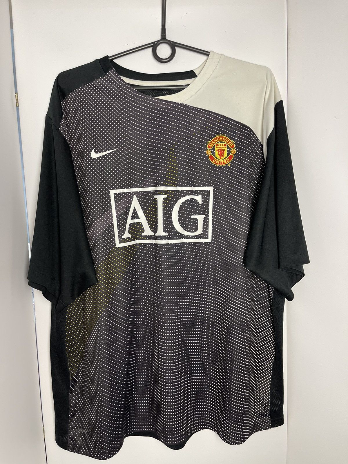 Nike Vintage Nike MANCHESTER UNITED Blokecore AIG Soccer Jersey