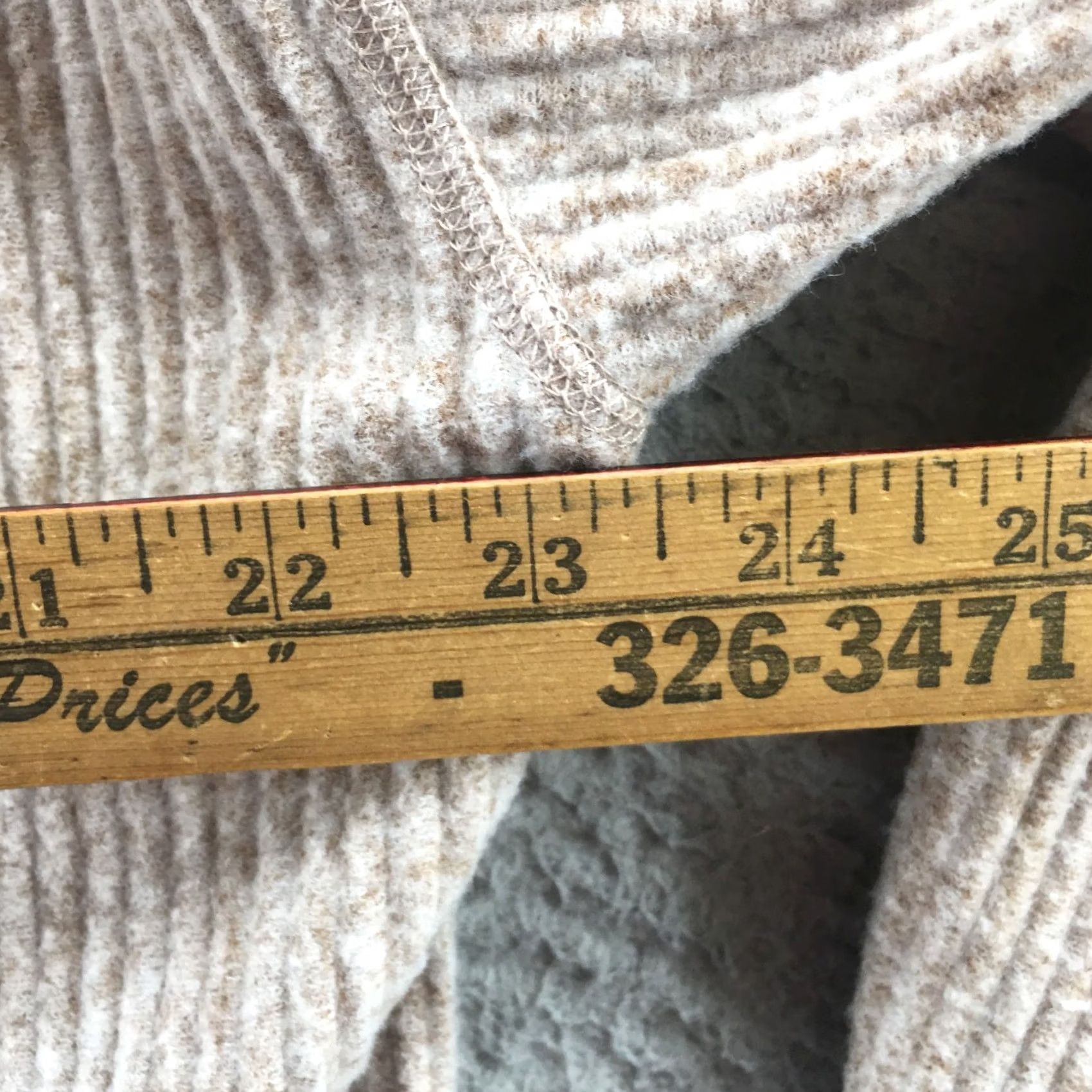 Vintage BKE Sweater Womens L Beige Pullover Long Sleeve Knit Crisscross Cotton Polyester Crew Neck Pullover Casual Seasonal Womens Size L / US 10 / IT 46 - 6 Thumbnail